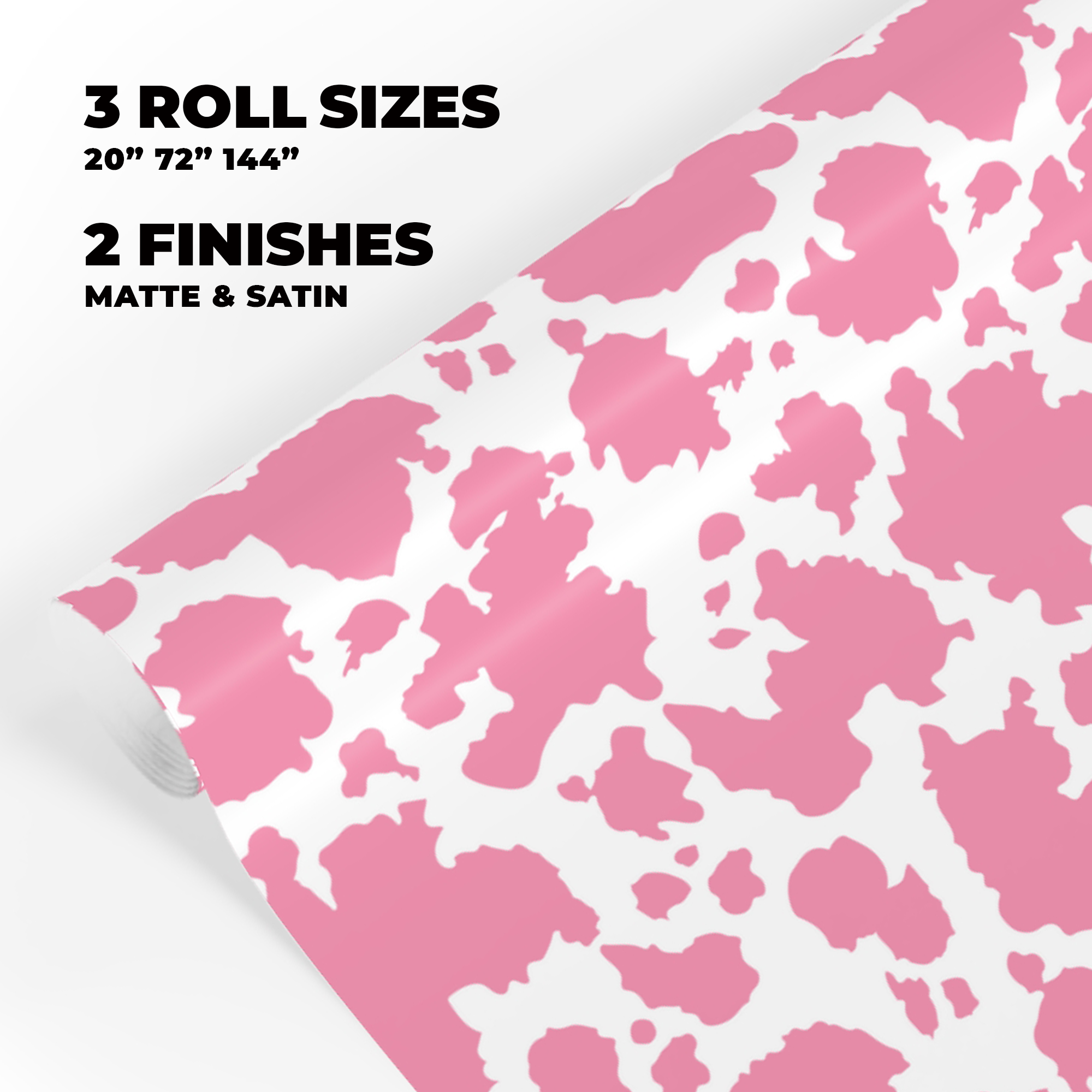 Cow Print Gift Wrap in Flamingo product thumbnail image Cow Print Gift Wrap in Flamingo product thumbnail image