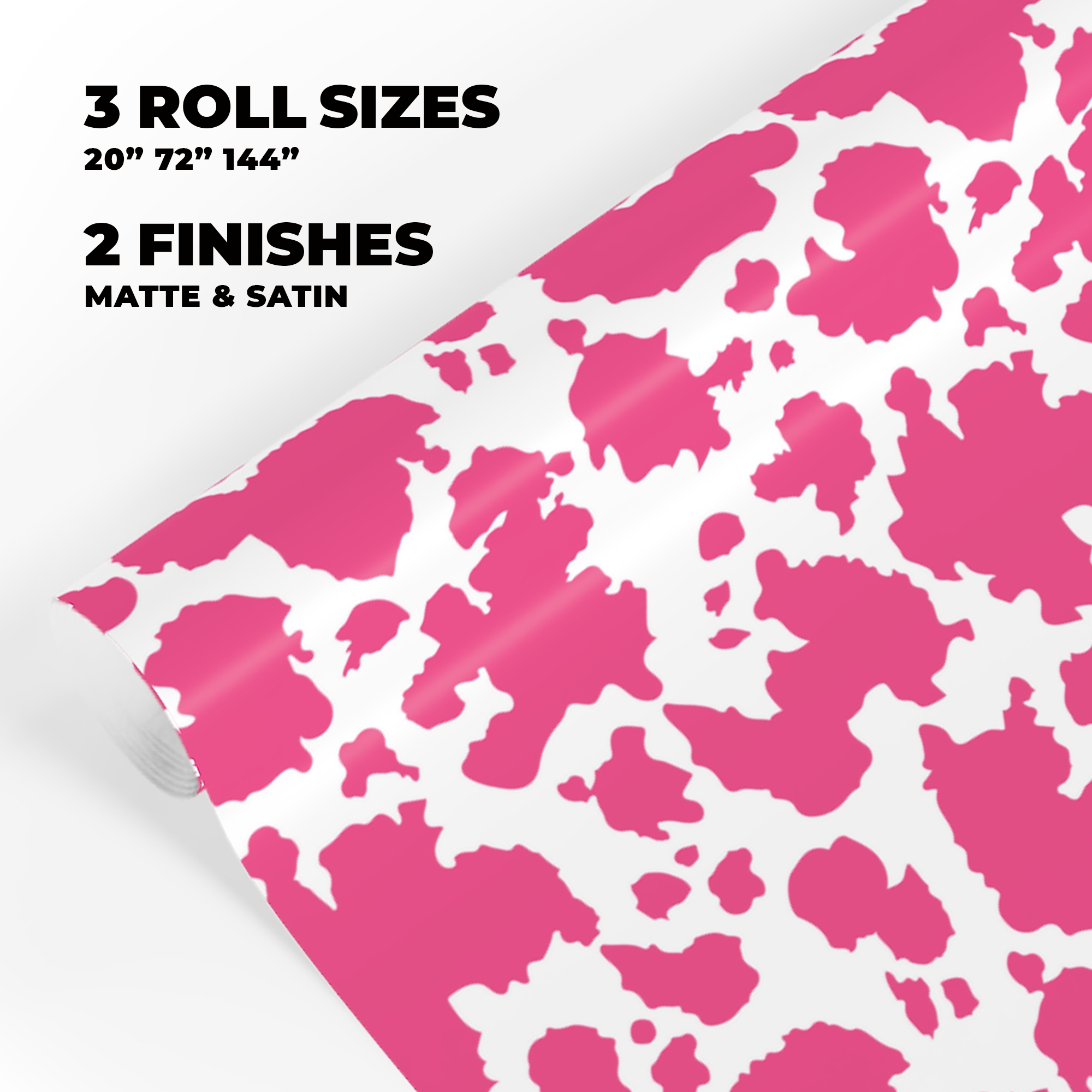 Cow Print Gift Wrap in Watermelon product thumbnail image Cow Print Gift Wrap in Watermelon product thumbnail image