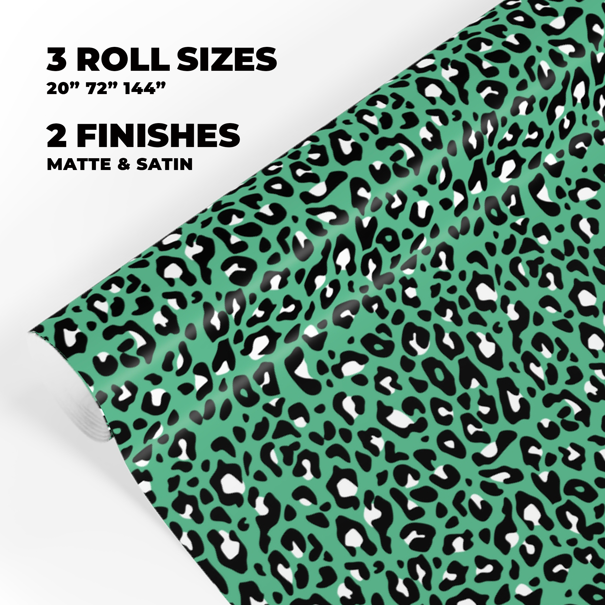 Leopard Print Gift Wrap in Peacock product thumbnail image Leopard Print Gift Wrap in Peacock product thumbnail image