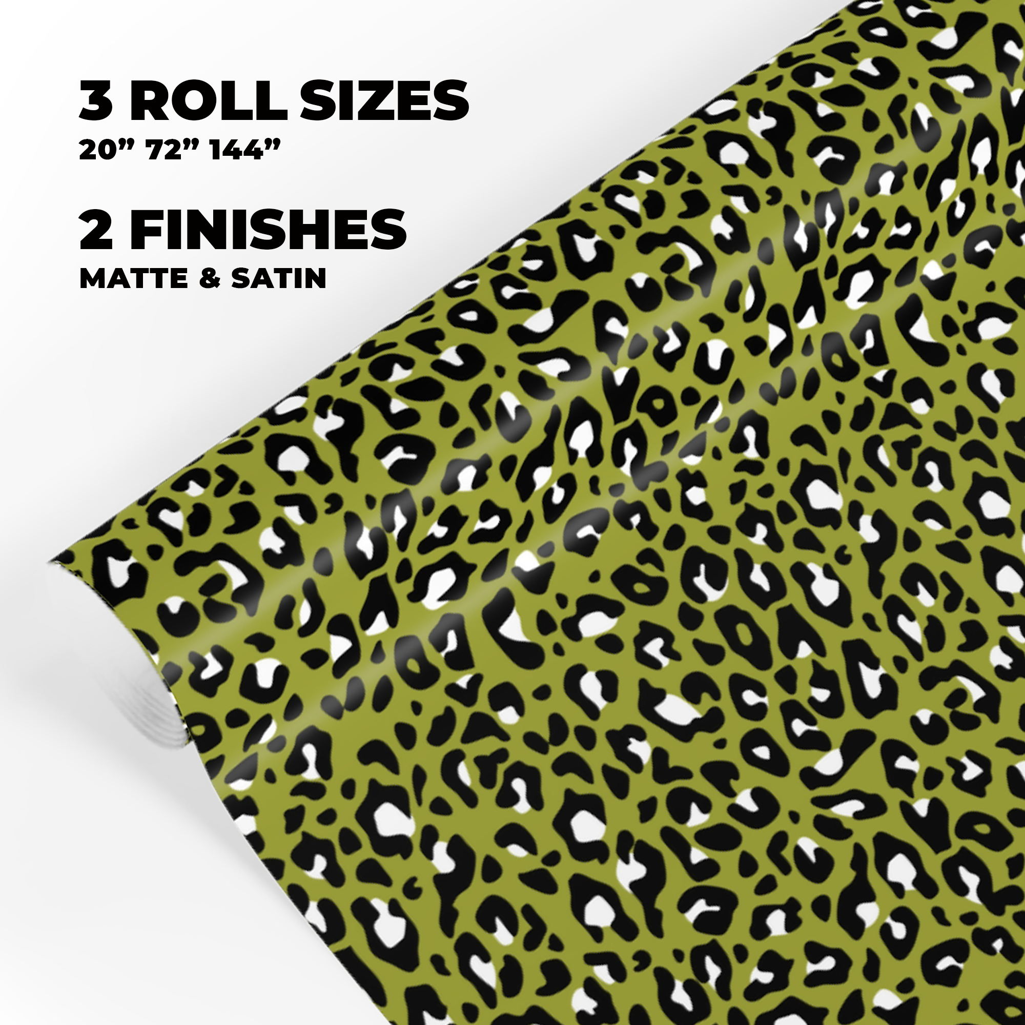 Leopard Print Gift Wrap in Olive product thumbnail image Leopard Print Gift Wrap in Olive product thumbnail image