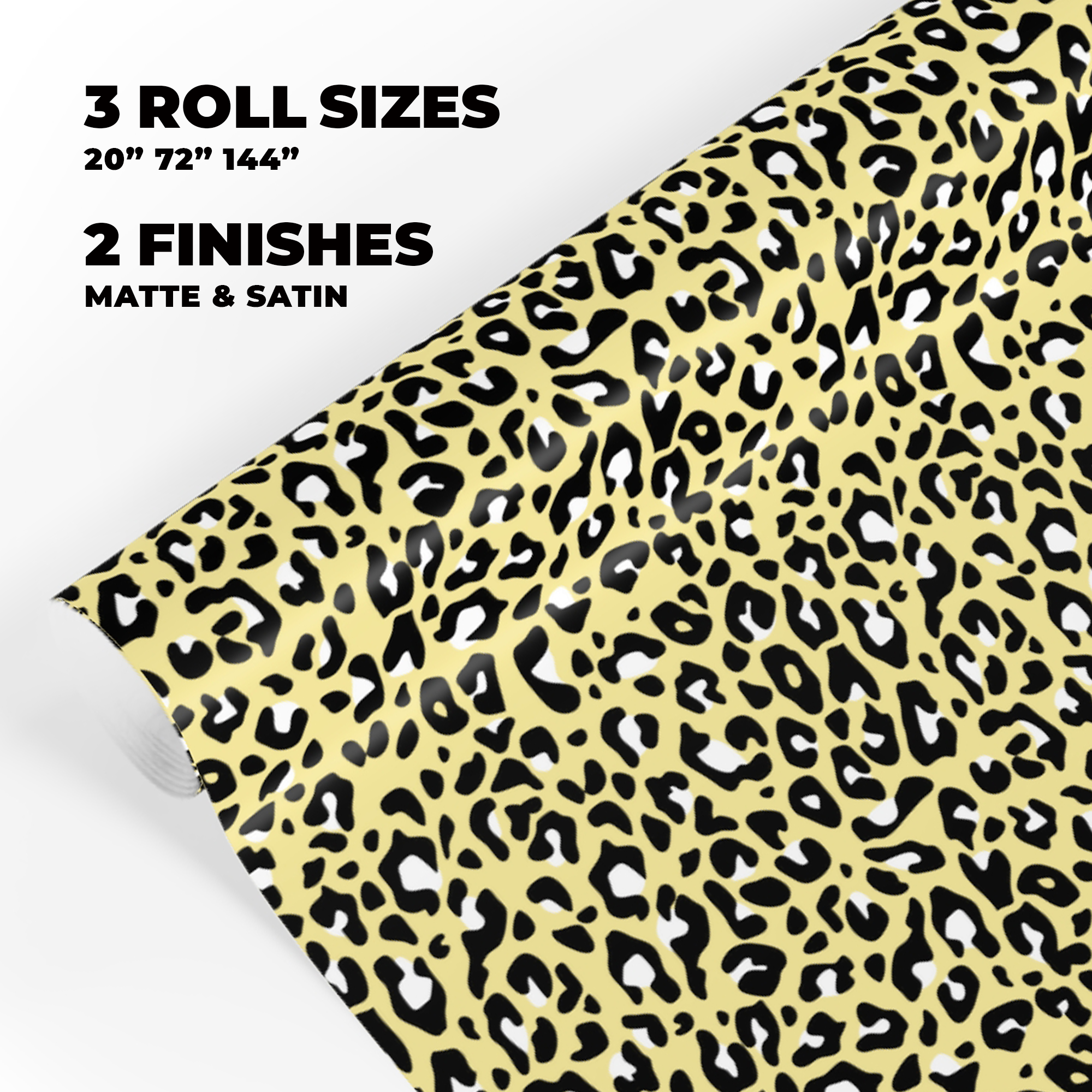 Leopard Print Gift Wrap in Lemonade product thumbnail image Leopard Print Gift Wrap in Lemonade product thumbnail image