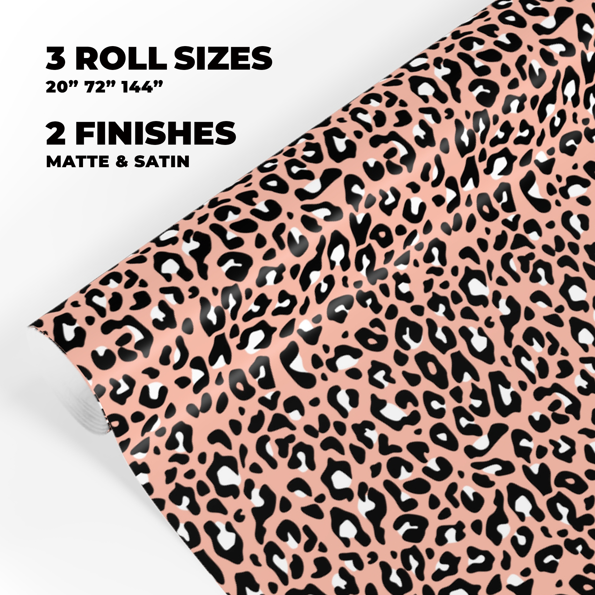 Leopard Print Gift Wrap in Peach product thumbnail image Leopard Print Gift Wrap in Peach product thumbnail image