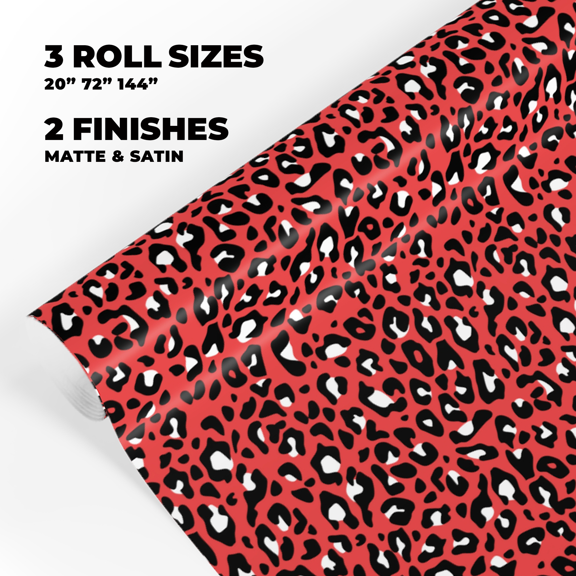 Leopard Print Gift Wrap in Cherry product thumbnail image Leopard Print Gift Wrap in Cherry product thumbnail image