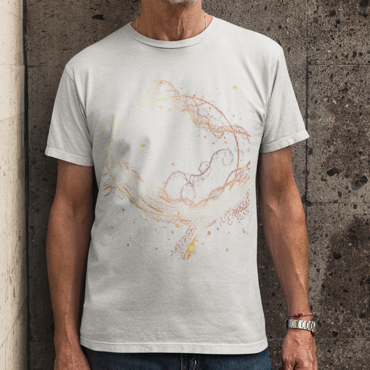 Cosmic Life Unisex T-shirt, Astronomy Tee, Galaxy Shirt, Space Lover Gift, Celestial Top product thumbnail image