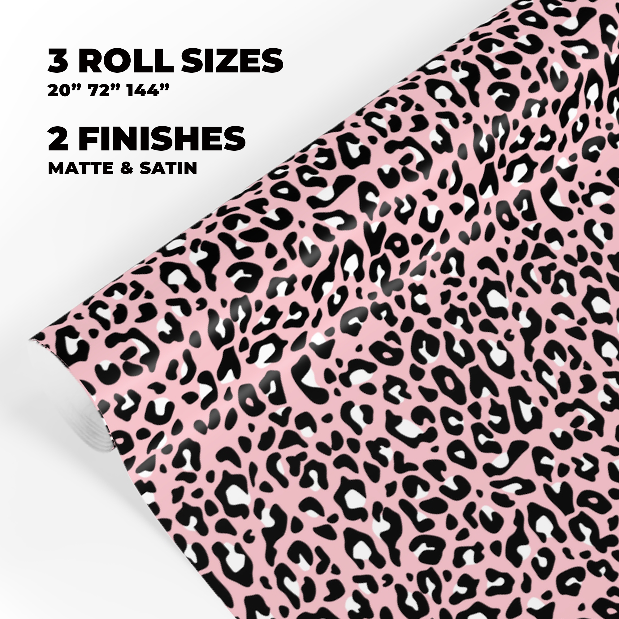 Leopard Print Gift Wrap in Bubblegum product thumbnail image Leopard Print Gift Wrap in Bubblegum product thumbnail image