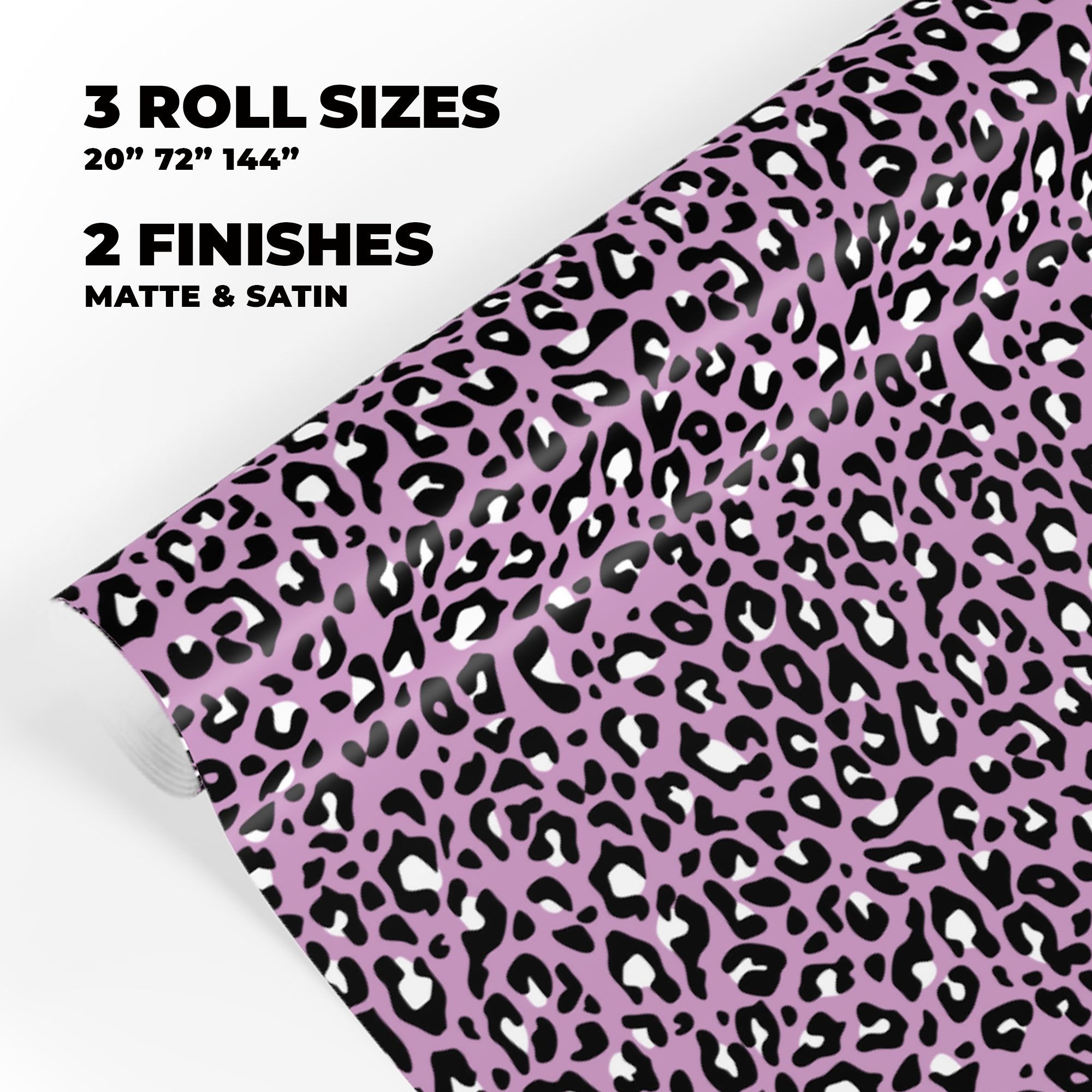 Leopard Print Gift Wrap in Amethyst product thumbnail image Leopard Print Gift Wrap in Amethyst product thumbnail image