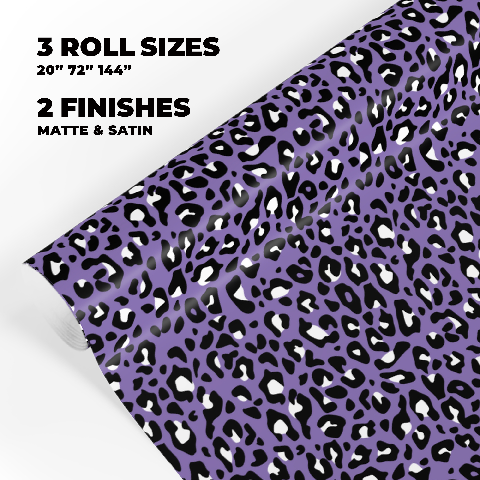 Leopard Print Gift Wrap in Grape product thumbnail image Leopard Print Gift Wrap in Grape product thumbnail image
