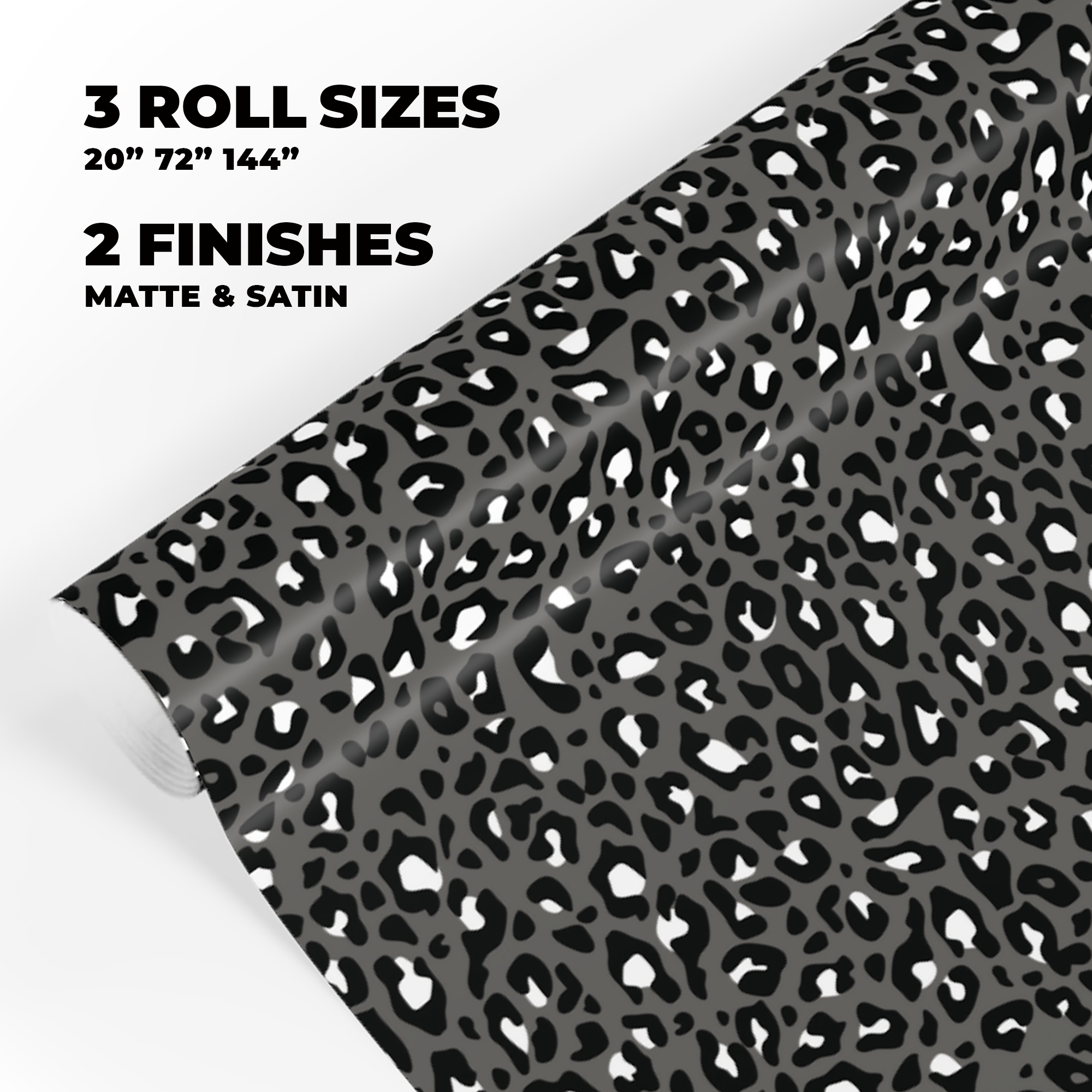 Leopard Print Gift Wrap in Licorice product thumbnail image Leopard Print Gift Wrap in Licorice product thumbnail image