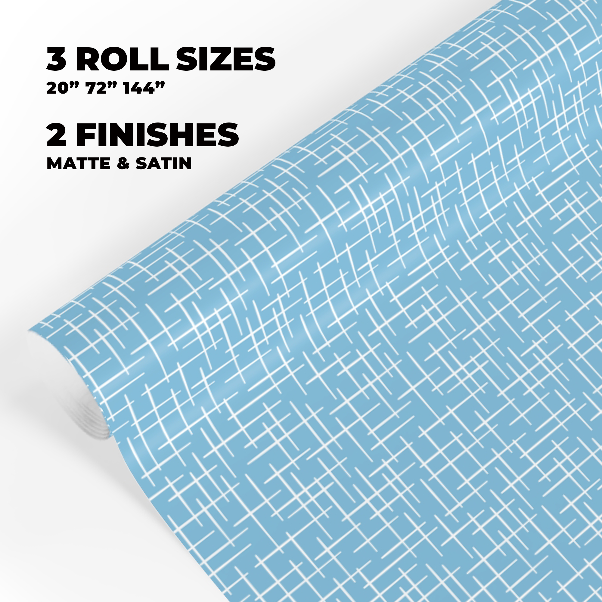 Cabana Bamboo Gift Wrap in Cornflower product thumbnail image Cabana Bamboo Gift Wrap in Cornflower product thumbnail image