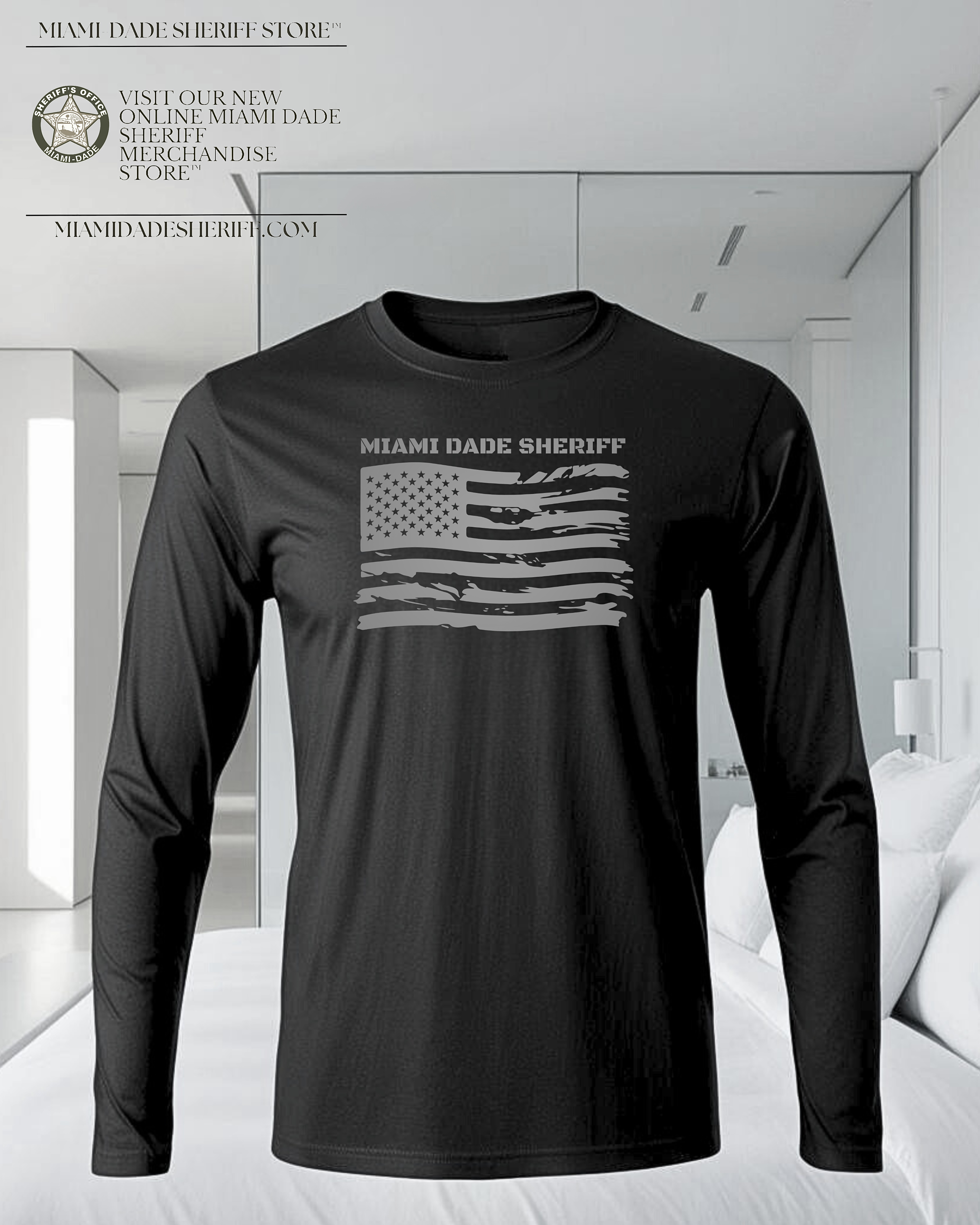 MIAMI DADE SHERIFF LONG SLEEVE TEE