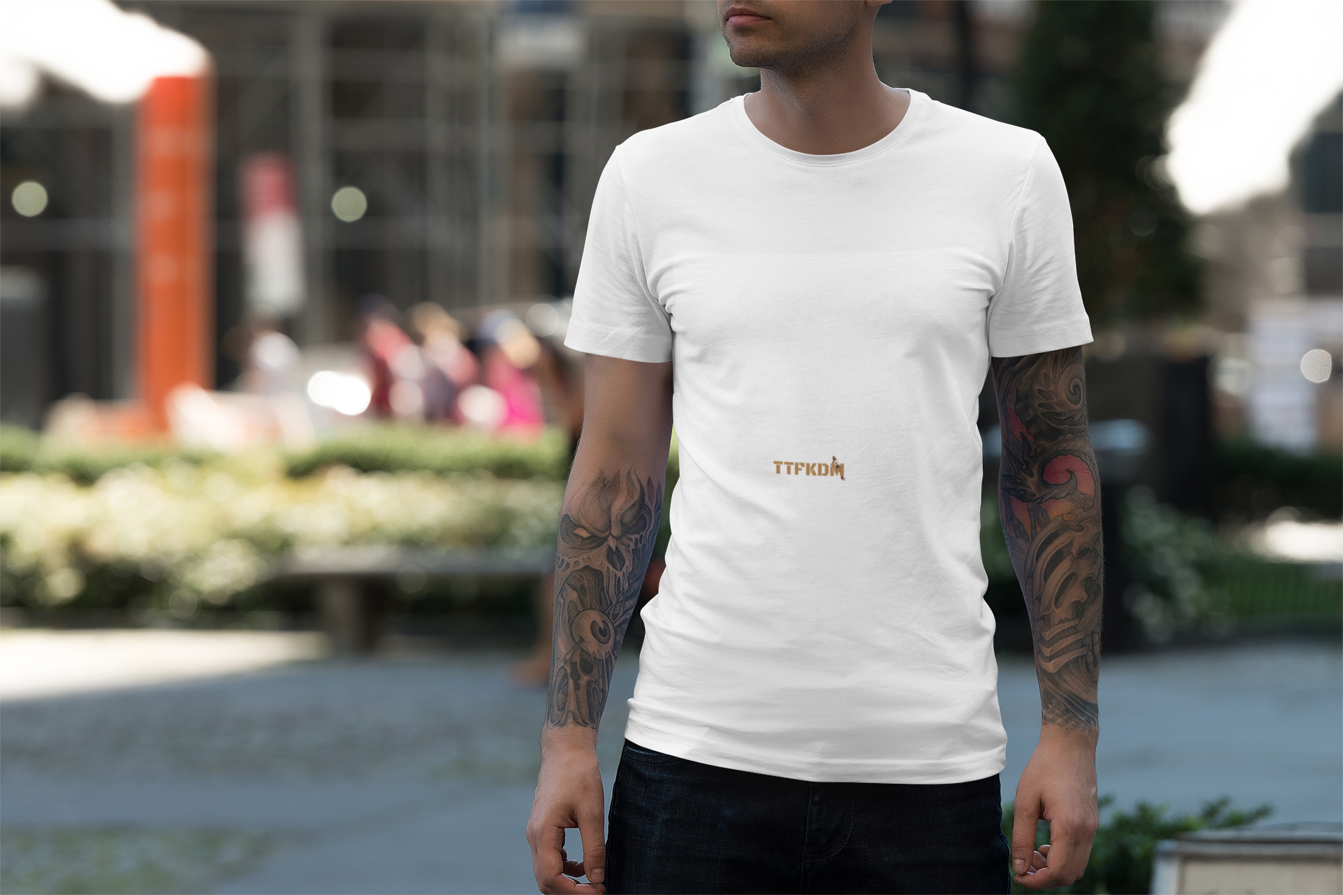 Tee with ttfkdm Logo product thumbnail image Tee with ttfkdm Logo product thumbnail image