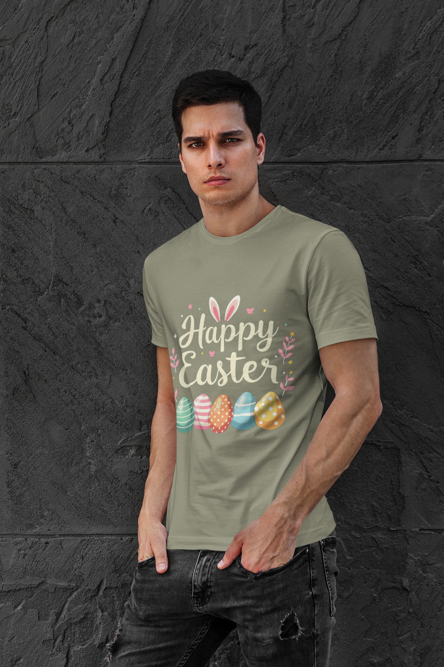 Easter Bunny T-Shirt, Colorful Egg Celebration Tee, Unisex Holiday Shirt, Spring Rabbit Top, Pastel Easter Tee product thumbnail image Easter Bunny T-Shirt, Colorful Egg Celebration Tee, Unisex Holiday Shirt, Spring Rabbit Top, Pastel Easter Tee product thumbnail image