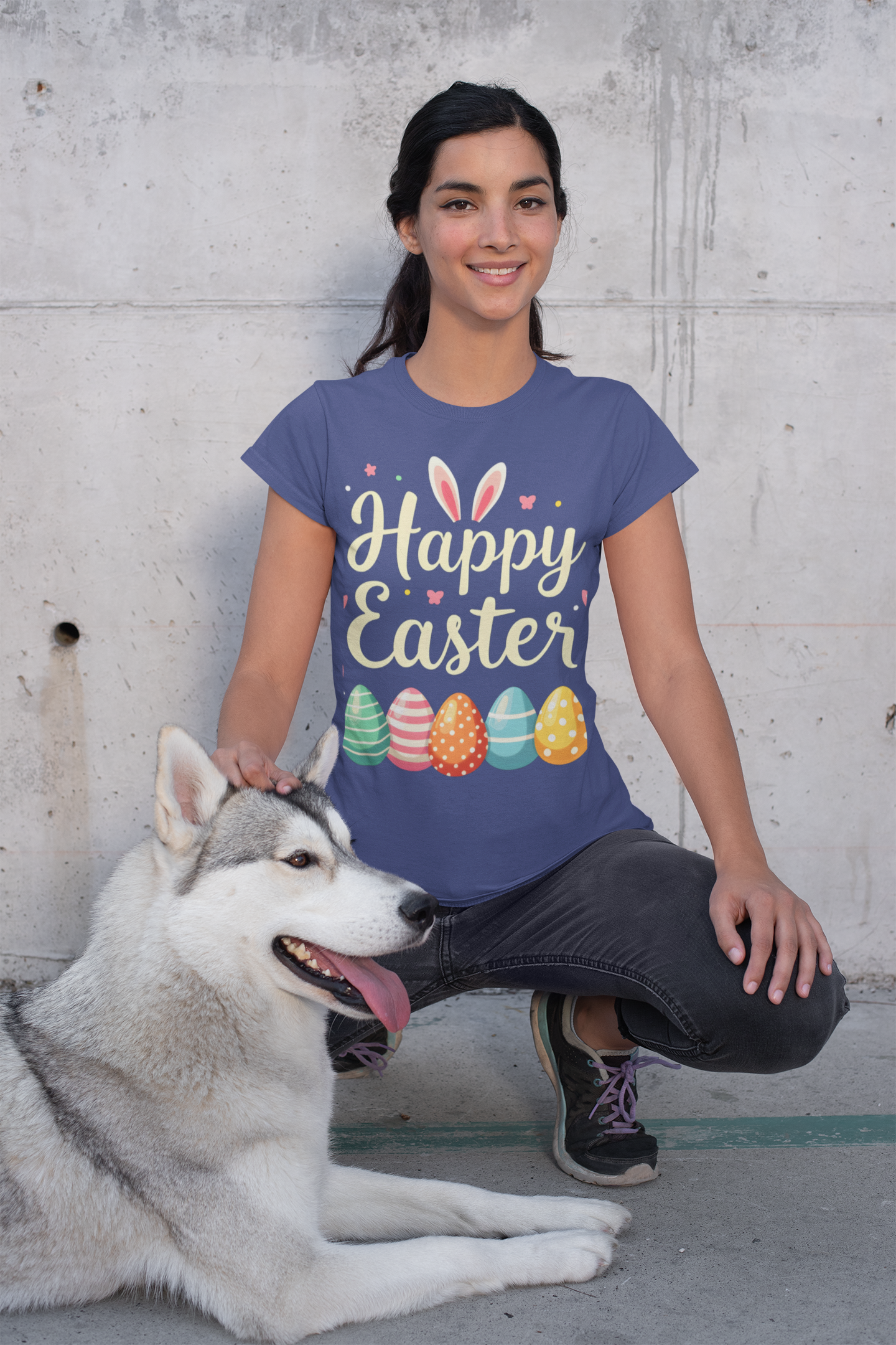 Easter Bunny T-Shirt, Colorful Egg Celebration Tee, Unisex Holiday Shirt, Spring Rabbit Top, Pastel Easter Tee product thumbnail image Easter Bunny T-Shirt, Colorful Egg Celebration Tee, Unisex Holiday Shirt, Spring Rabbit Top, Pastel Easter Tee product thumbnail image