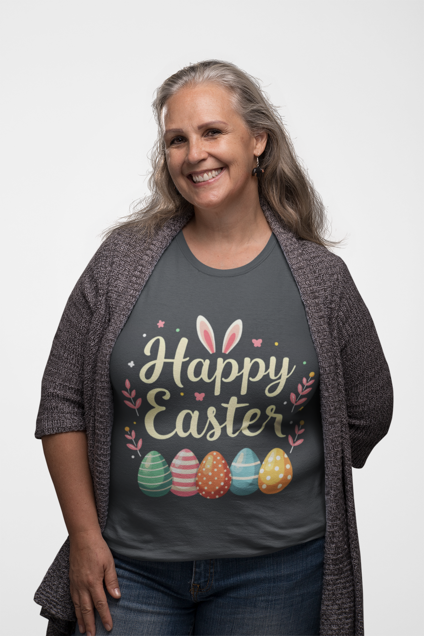 Easter Bunny T-Shirt, Colorful Egg Celebration Tee, Unisex Holiday Shirt, Spring Rabbit Top, Pastel Easter Tee product thumbnail image Easter Bunny T-Shirt, Colorful Egg Celebration Tee, Unisex Holiday Shirt, Spring Rabbit Top, Pastel Easter Tee product thumbnail image