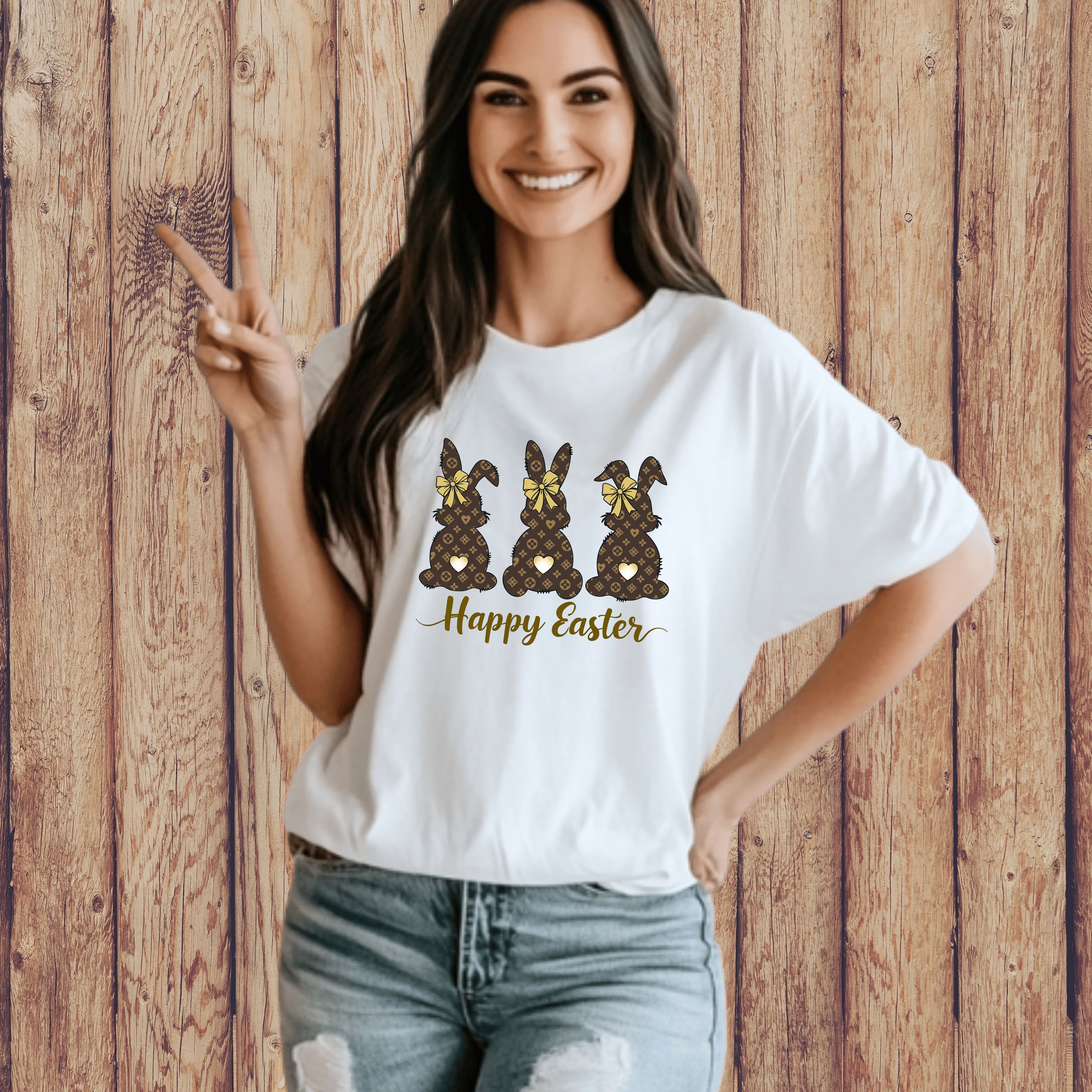 Bougie Bunny Easter T-Shirt – Designer-Inspired Spring Unisex Heavy Cotton Tee product thumbnail image Bougie Bunny Easter T-Shirt – Designer-Inspired Spring Unisex Heavy Cotton Tee product thumbnail image