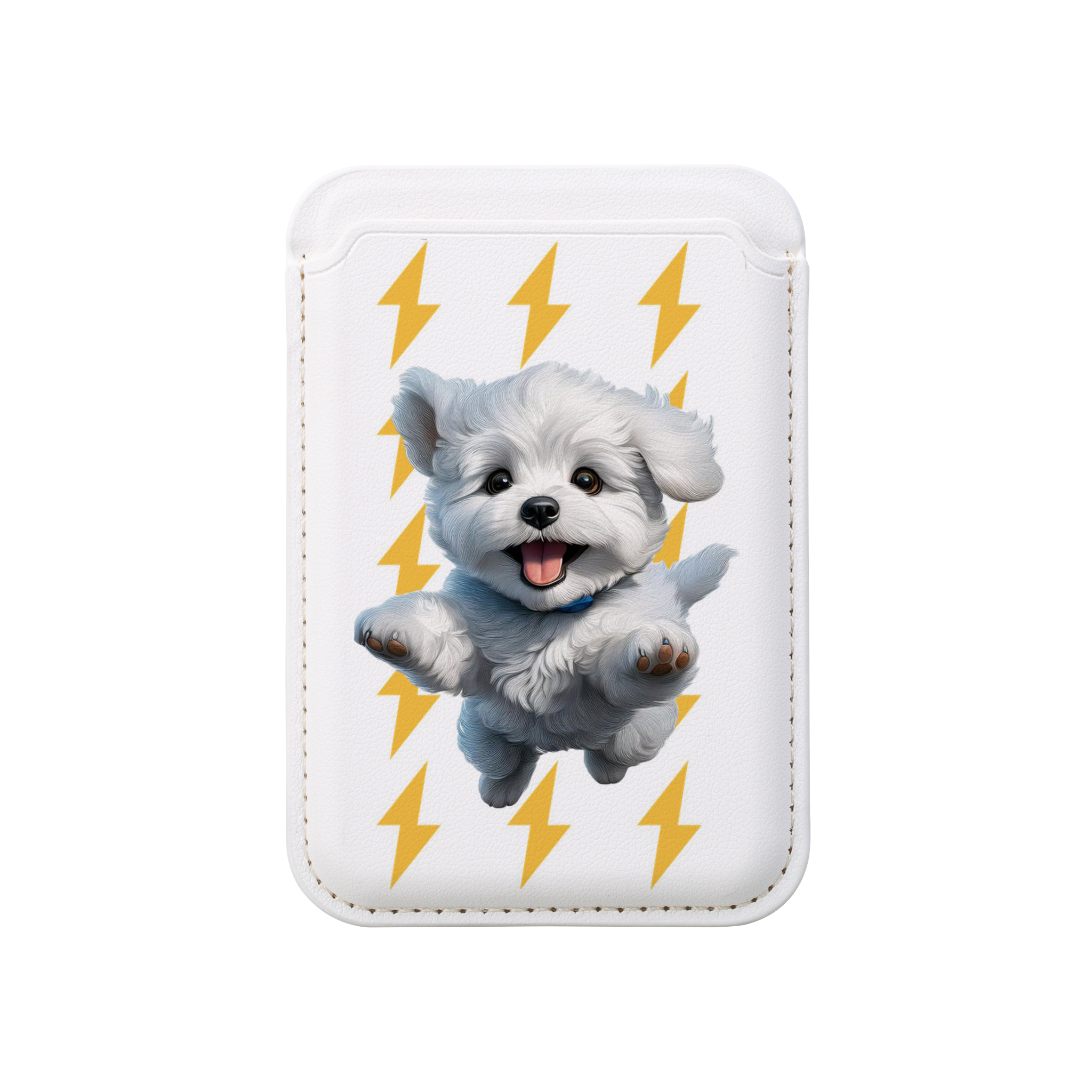 Vegan Wallet - Adorable Puppy Design, Eco-Friendly MagSafe® Wallet for Dog Lovers, Cute Gift for Pet Owners, Dog Theme Accessories, Stylish product thumbnail image