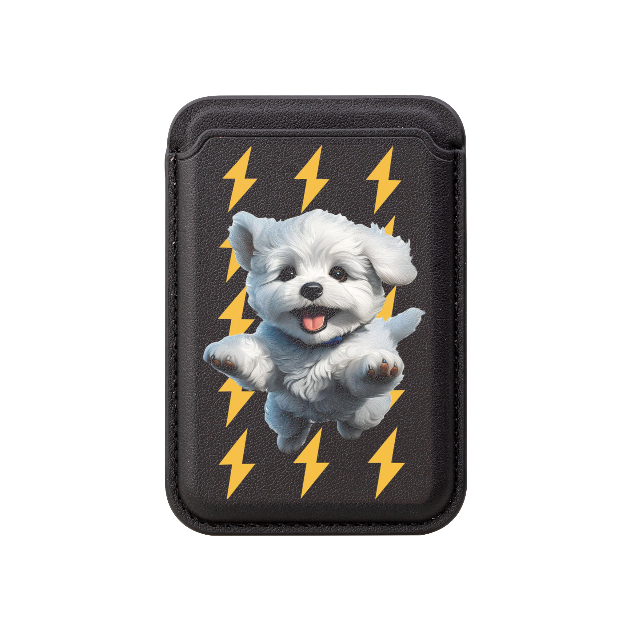 Vegan Wallet - Adorable Puppy Design, Eco-Friendly MagSafe® Wallet for Dog Lovers, Cute Gift for Pet Owners, Dog Theme Accessories, Stylish product thumbnail image