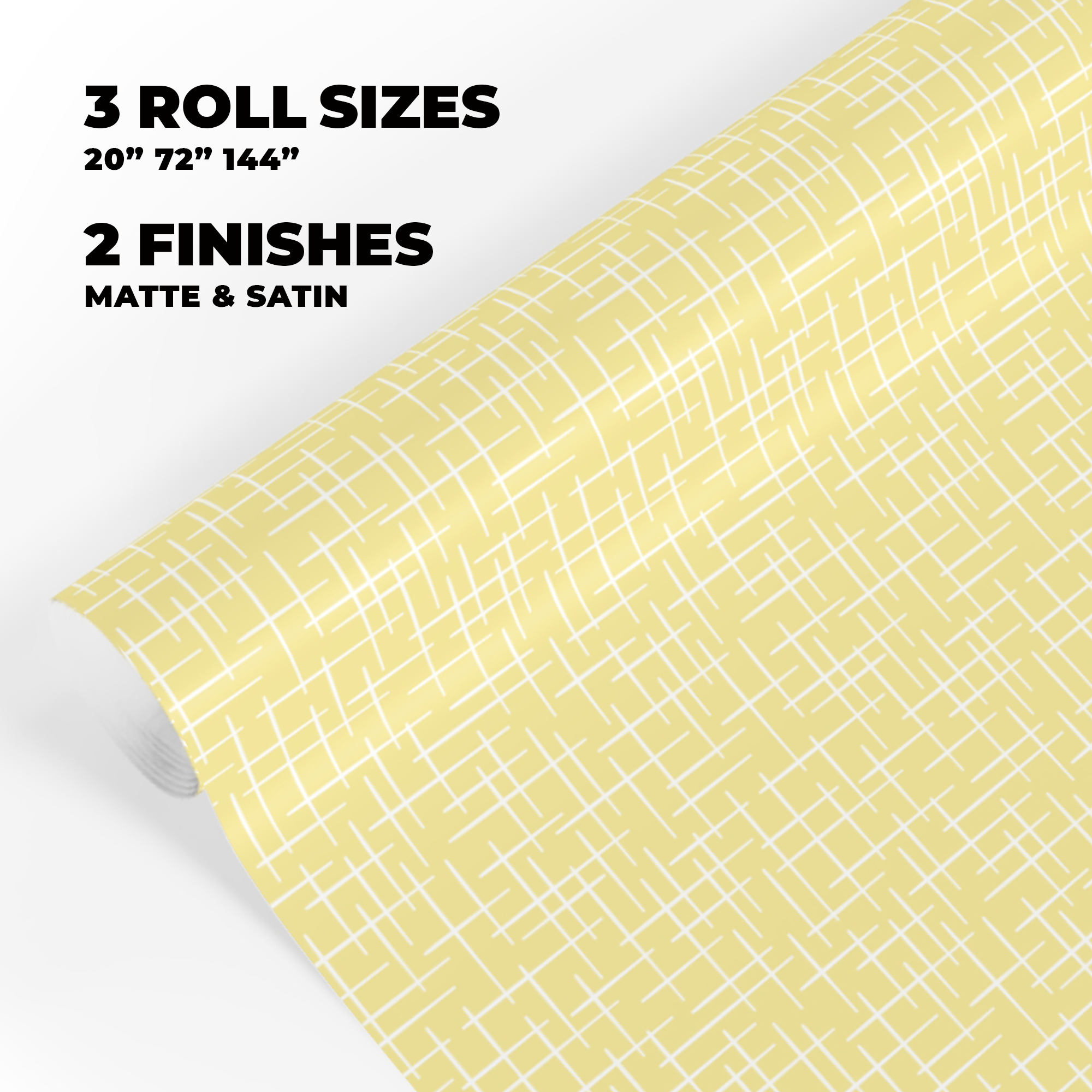 Cabana Bamboo Gift Wrap in Lemonade product thumbnail image