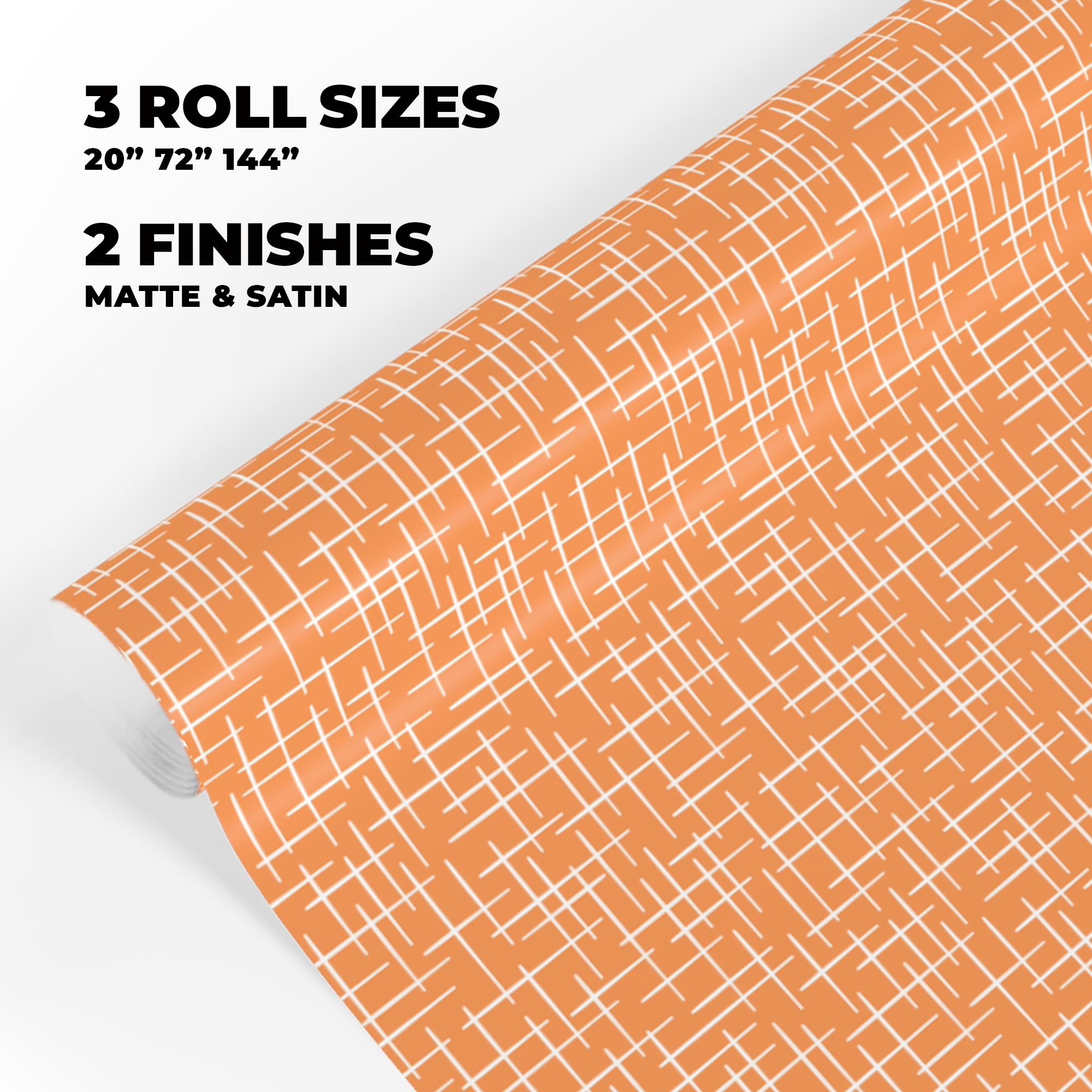 Cabana Bamboo Gift Wrap in Clementine product thumbnail image Cabana Bamboo Gift Wrap in Clementine product thumbnail image