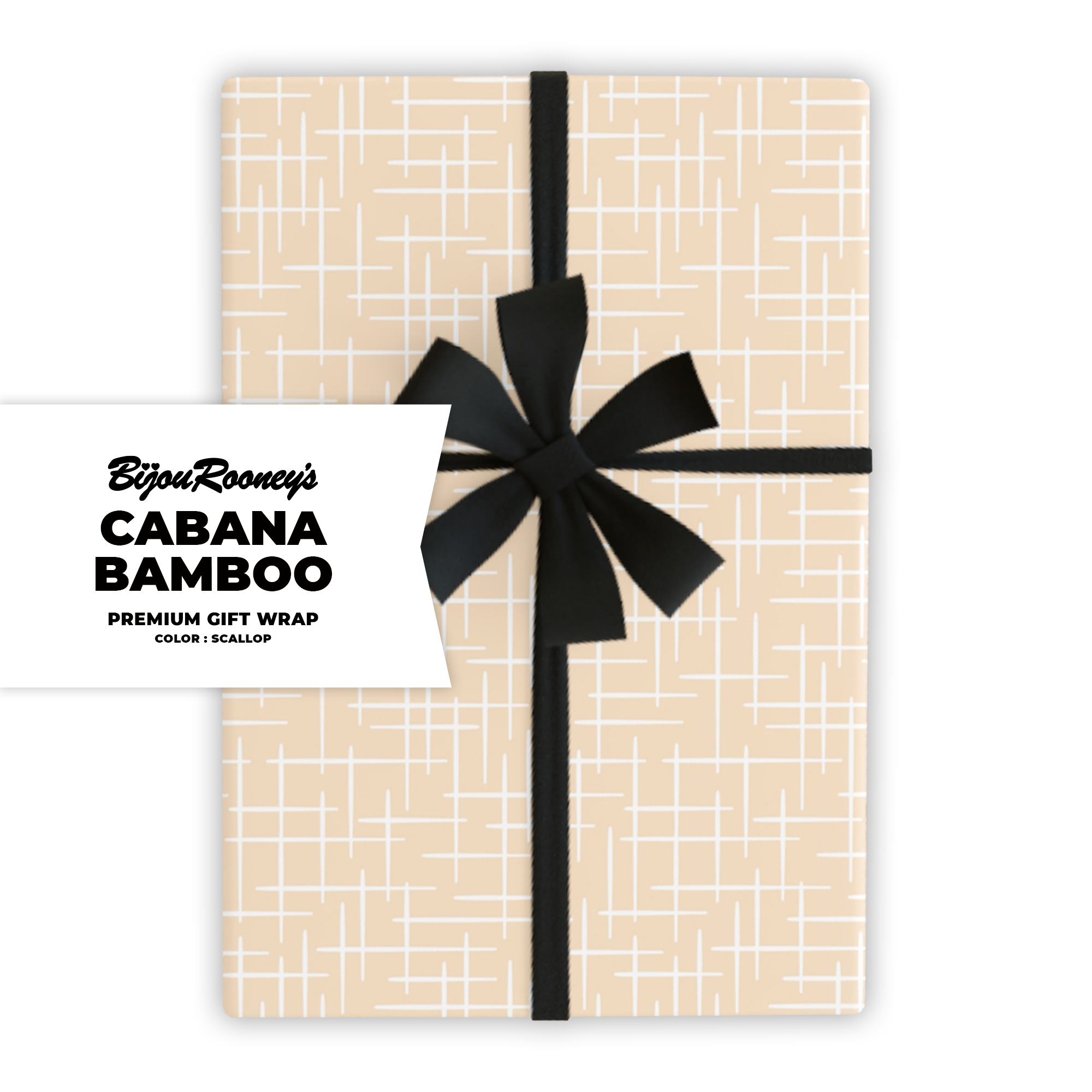Cabana Bamboo Gift Wrap in Scallop product thumbnail image