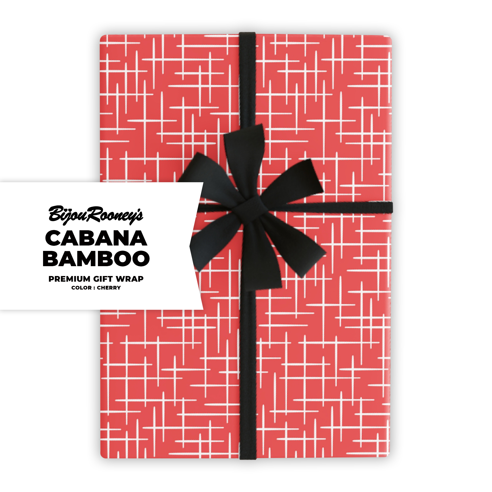 Cabana Bamboo Gift Wrap in Cherry product thumbnail image