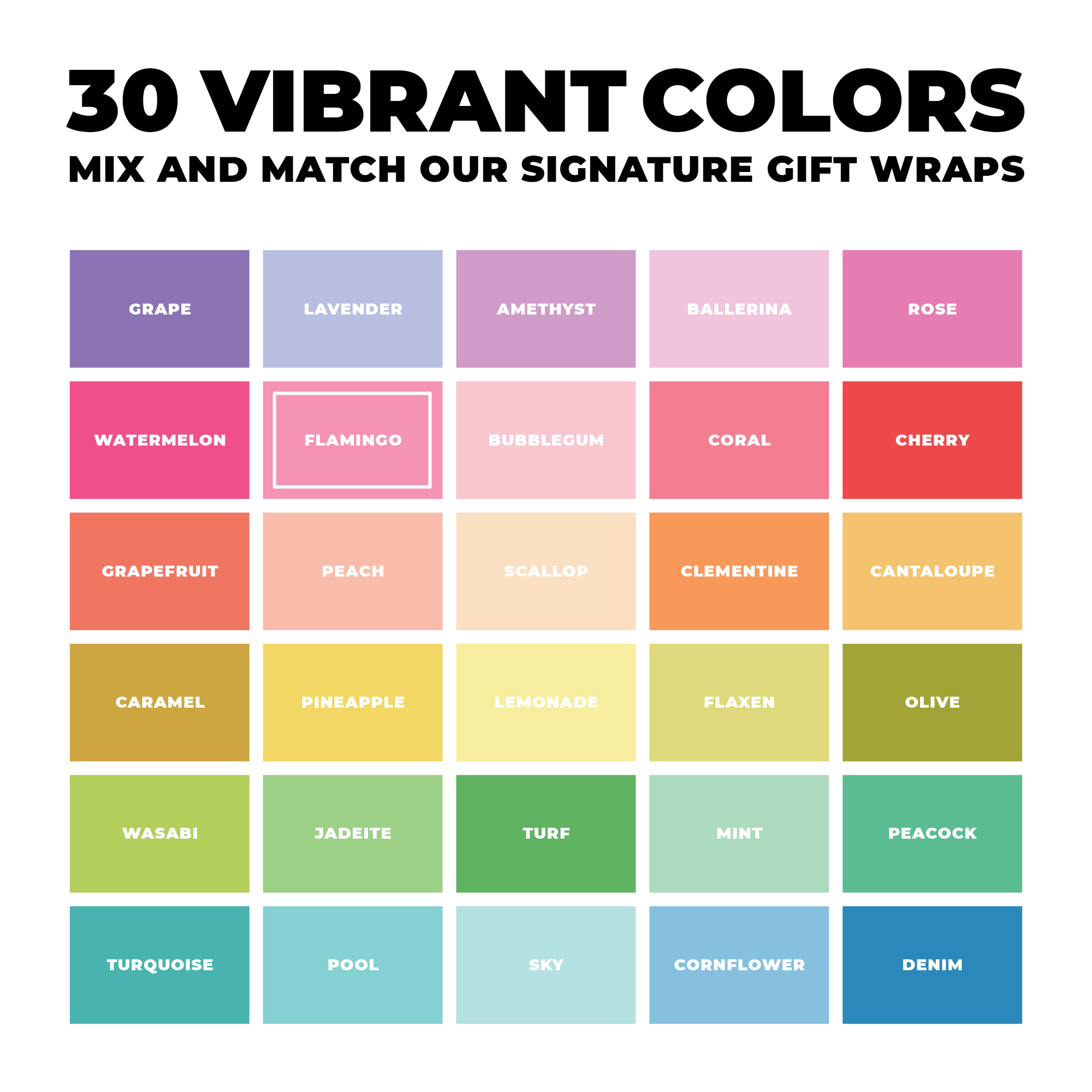 Cabana Bamboo Gift Wrap in Flamingo product thumbnail image Cabana Bamboo Gift Wrap in Flamingo product thumbnail image