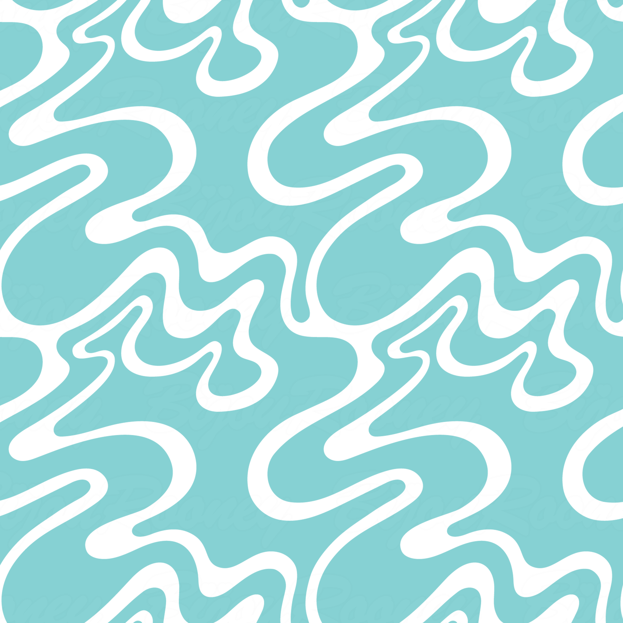 Psychedelic Swirl Gift Wrap in Pool product thumbnail image Psychedelic Swirl Gift Wrap in Pool product thumbnail image