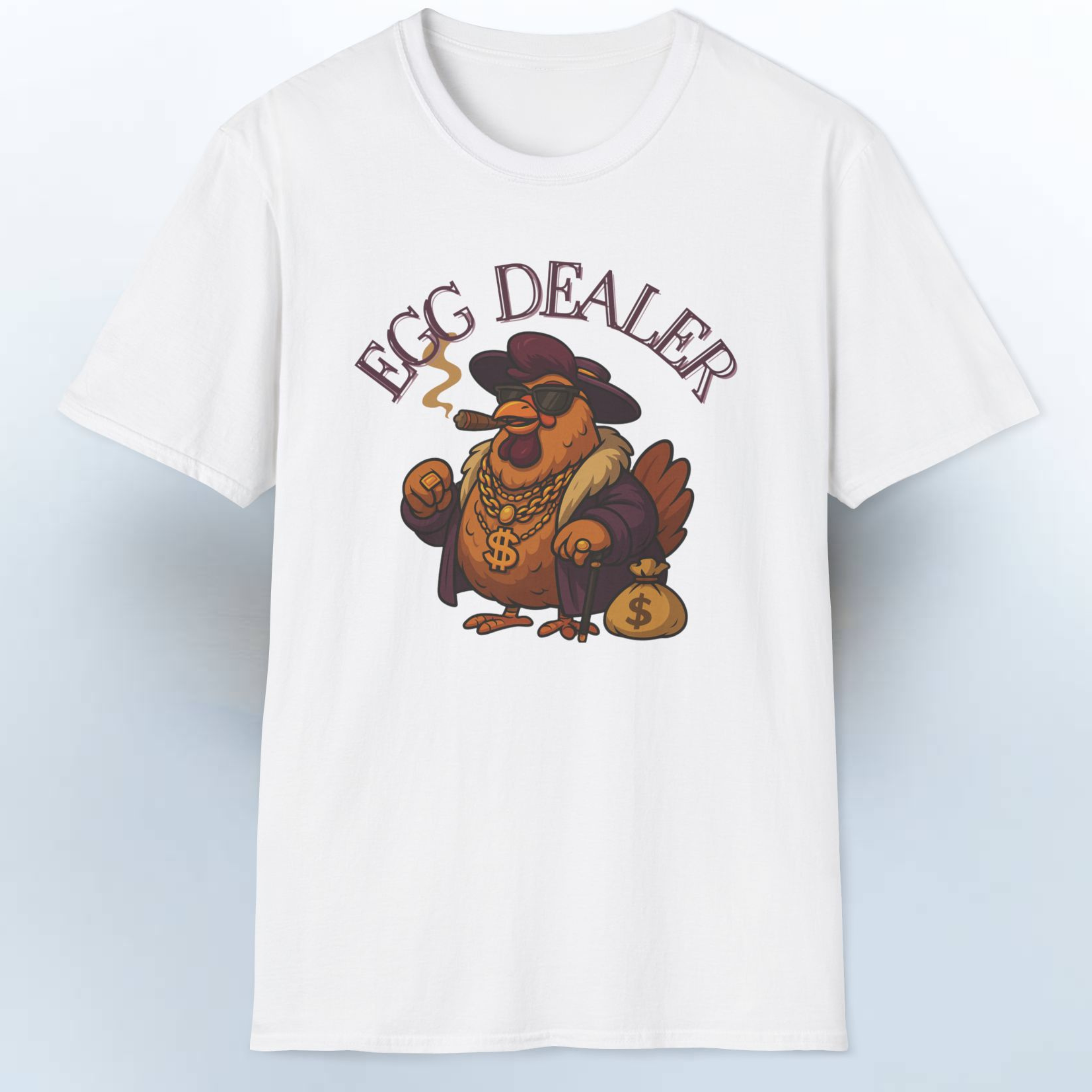 Funny Egg Dealer T-Shirt for Chicken Lovers, Unisex Graphic Tee, Perfect for Gifts, Farm Life, Animal Enthusiasts product thumbnail image
