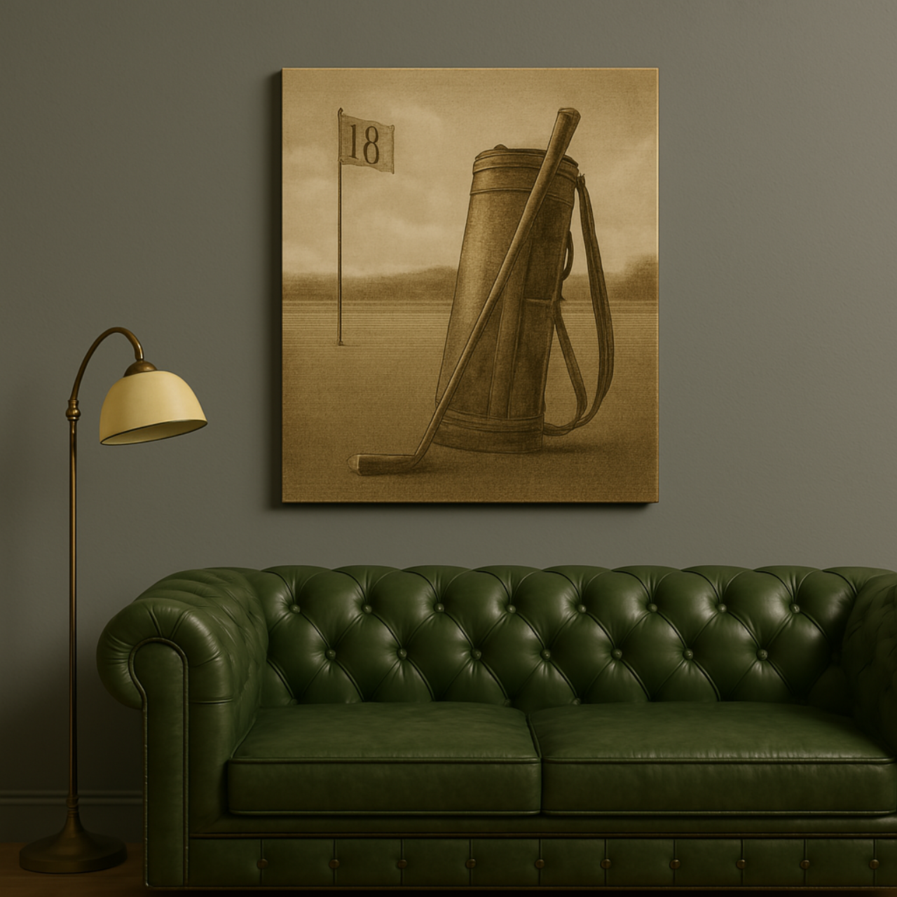 Vintage Golf Poster - Matte Finish Vertical Art Print product thumbnail image Vintage Golf Poster - Matte Finish Vertical Art Print product thumbnail image