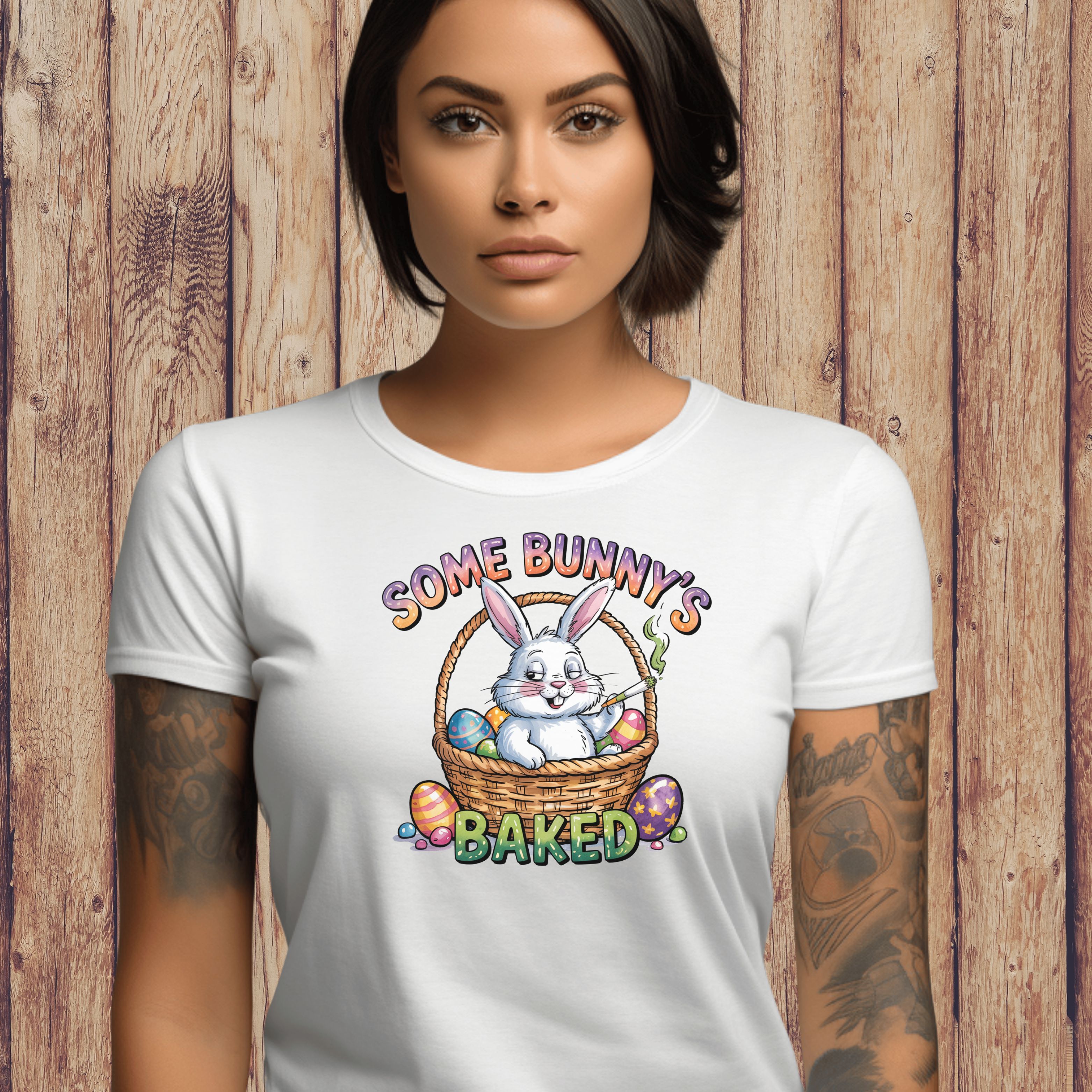 Some Bunny’s Baked T-Shirt | Funny Easter 420 Shirt for Adults