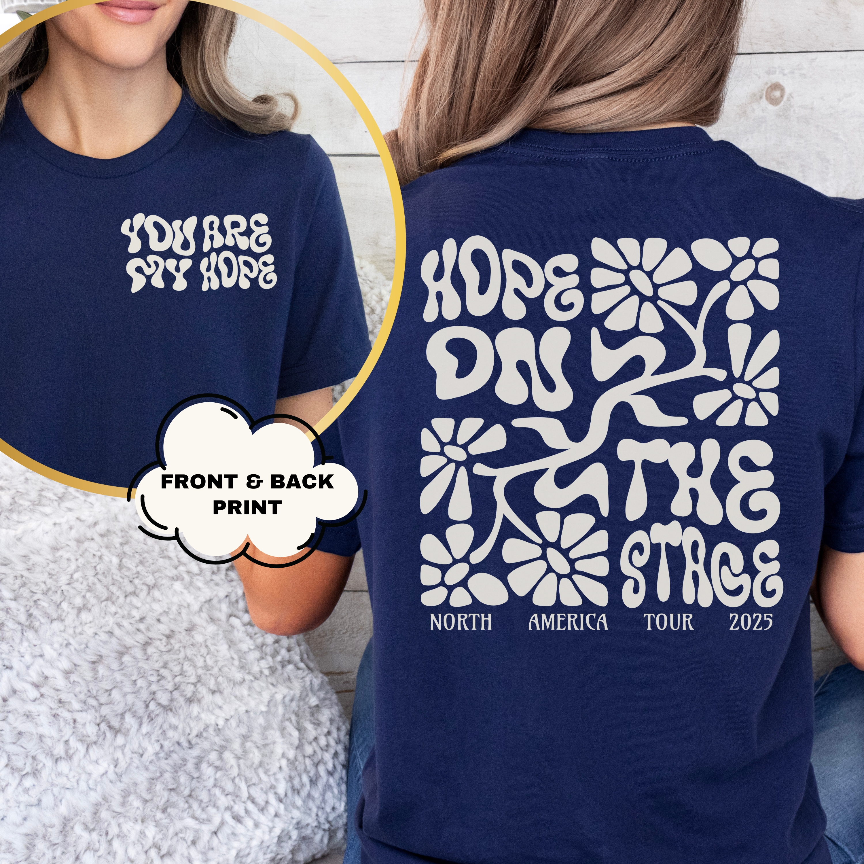 HOTS North America Tour UNISEX BELLA CANVAS Lightweight Tee, Printed on FRONT and BACK, Designed for ARMY, by ARMY product thumbnail image HOTS North America Tour UNISEX BELLA CANVAS Lightweight Tee, Printed on FRONT and BACK, Designed for ARMY, by ARMY product thumbnail image