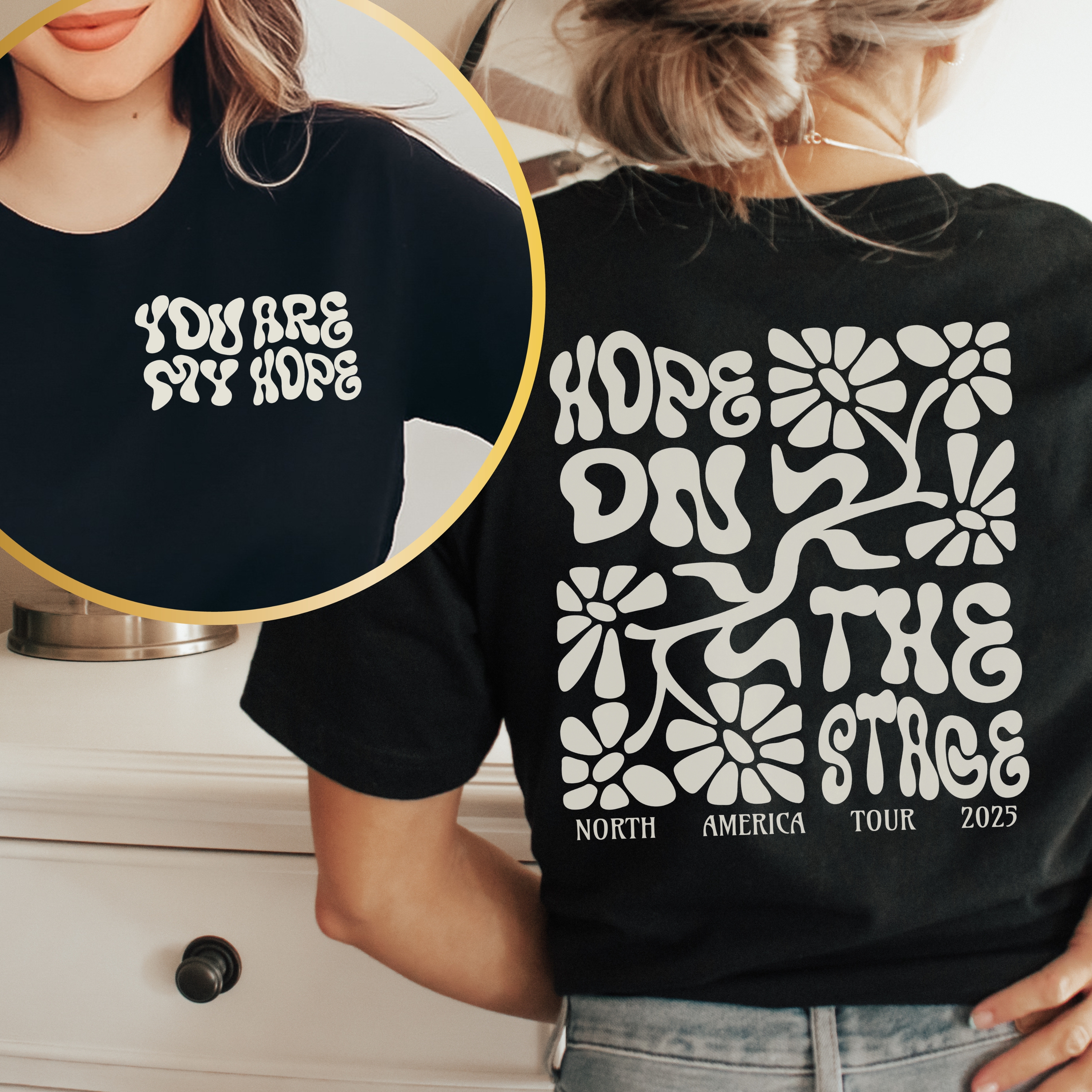 HOTS North America Tour UNISEX BELLA CANVAS Lightweight Tee, Printed on FRONT and BACK, Designed for ARMY, by ARMY product thumbnail image HOTS North America Tour UNISEX BELLA CANVAS Lightweight Tee, Printed on FRONT and BACK, Designed for ARMY, by ARMY product thumbnail image