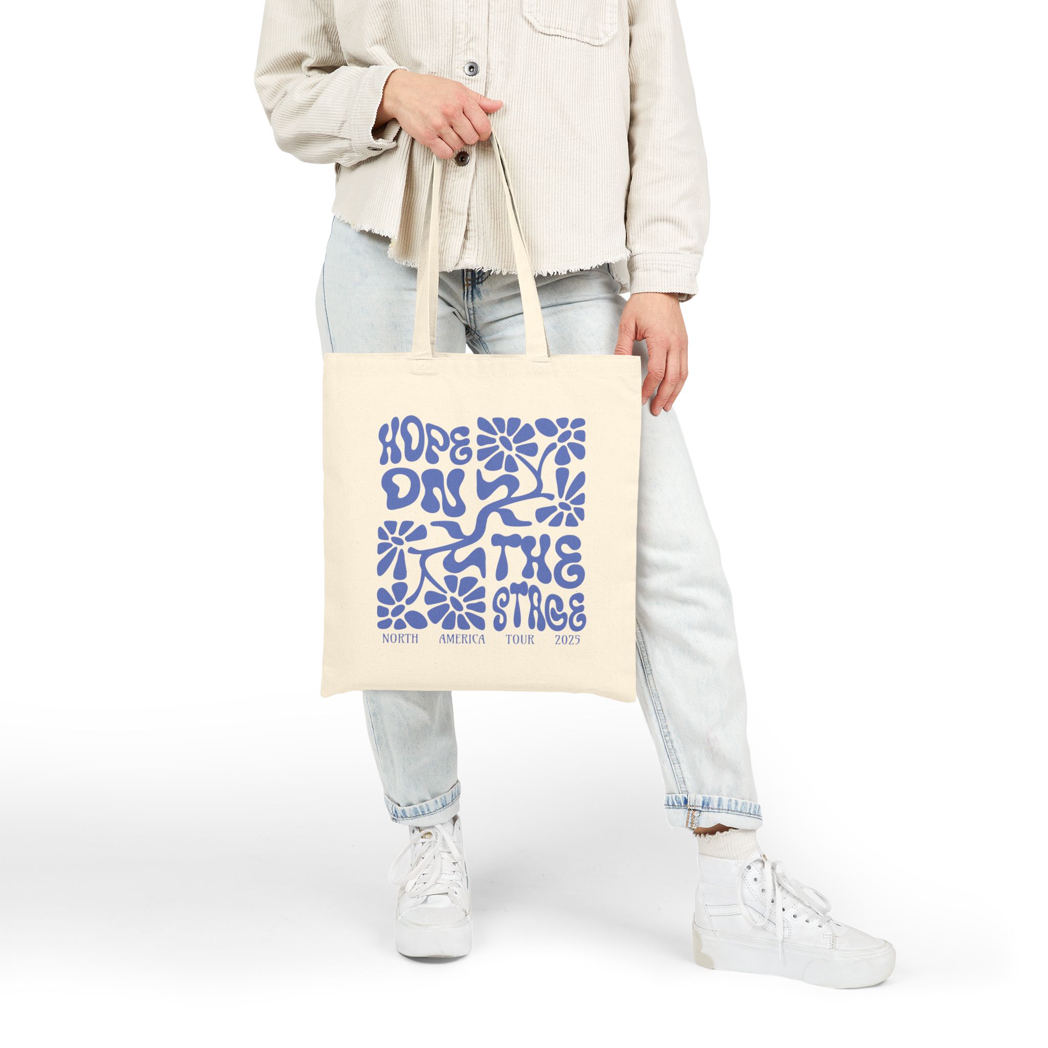 HOTS North America Tour Cotton Canvas Tote Bag, Printed on FRONT and BACK, Deisgned for ARMY, by ARMY product thumbnail image HOTS North America Tour Cotton Canvas Tote Bag, Printed on FRONT and BACK, Deisgned for ARMY, by ARMY product thumbnail image