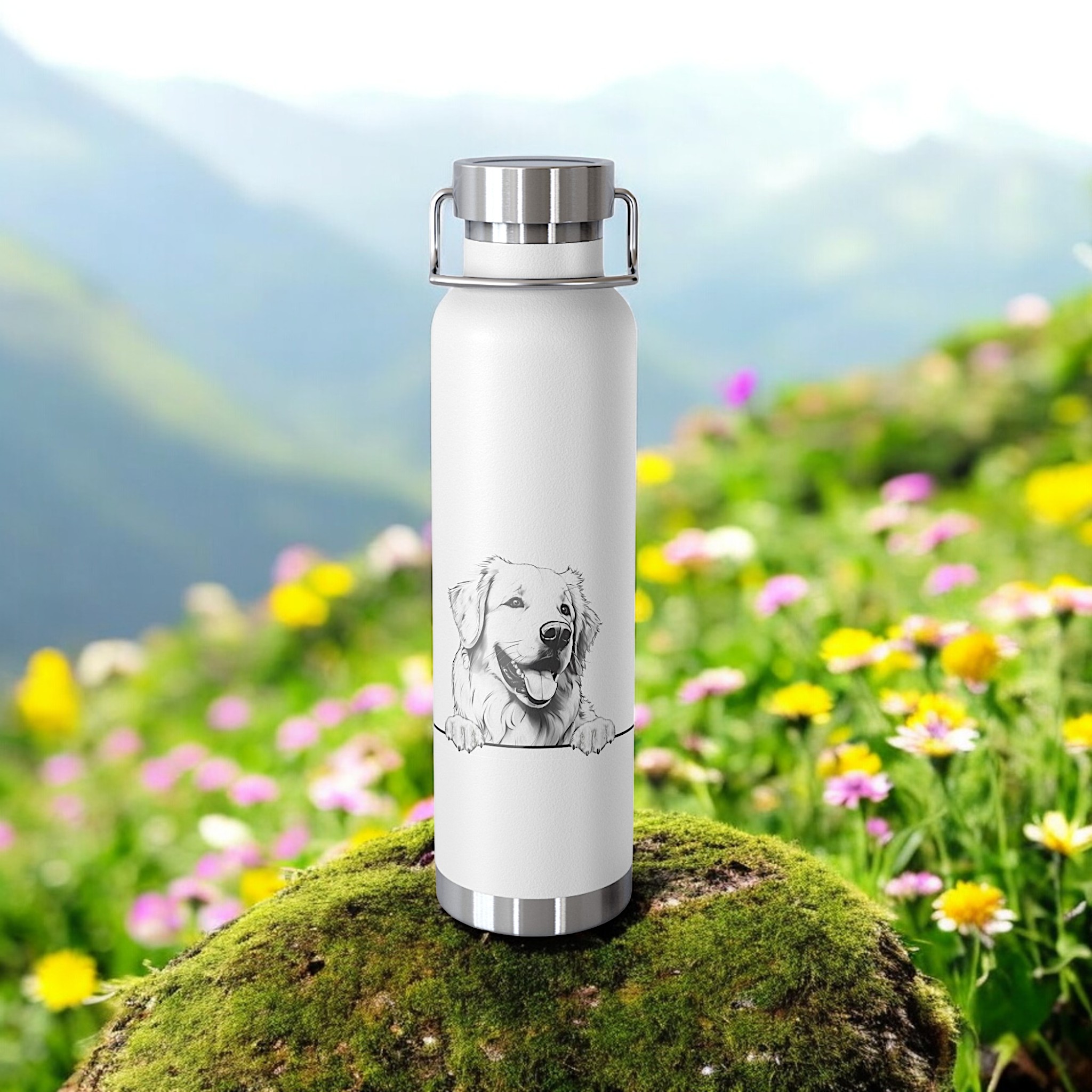 Great Pyreness Copper Water Bottle - 22oz Vacuum Insulated Flask with Adorable Pup Design product thumbnail image Great Pyreness Copper Water Bottle - 22oz Vacuum Insulated Flask with Adorable Pup Design product thumbnail image