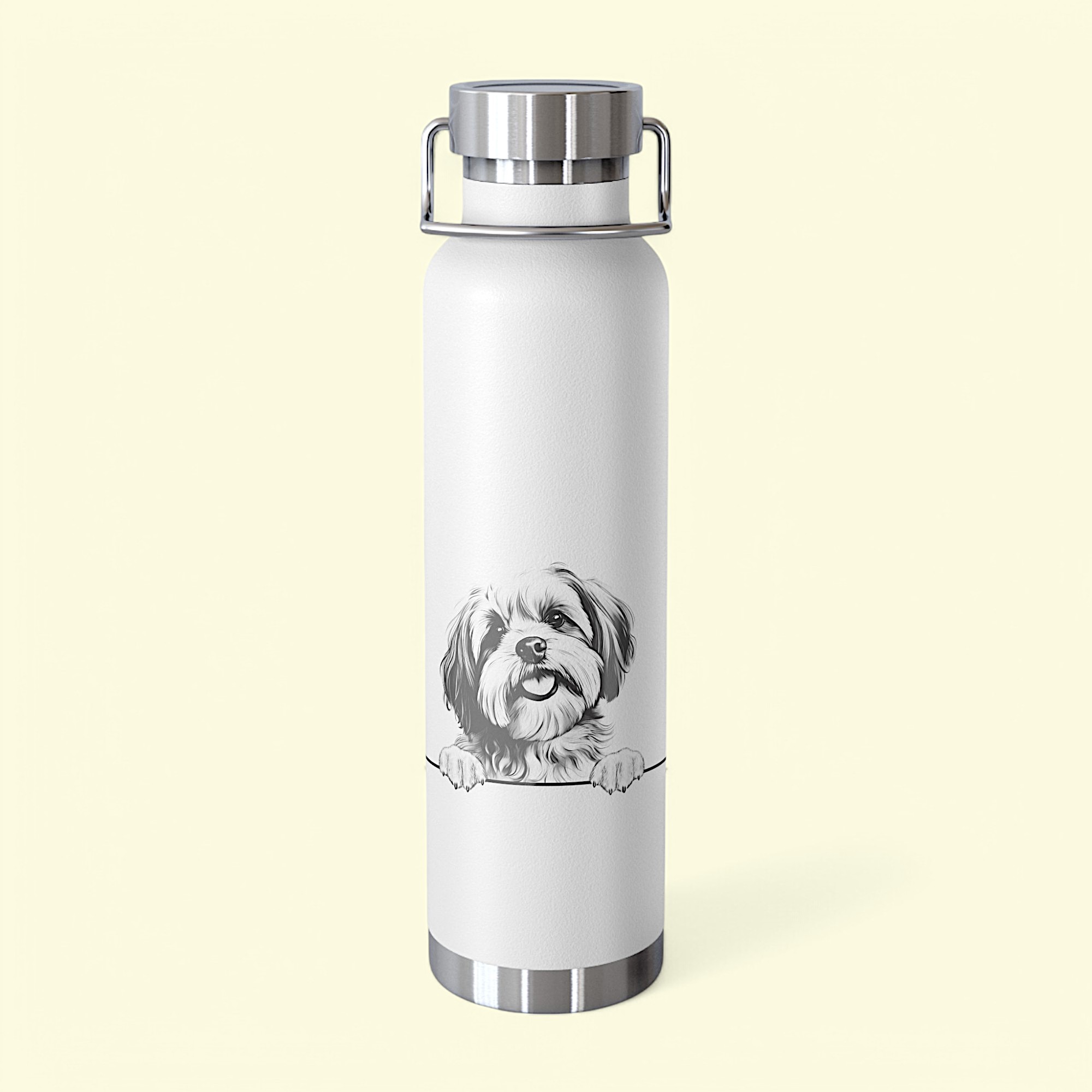 Shih Tzu Water Bottle - 22oz Vacuum Insulated