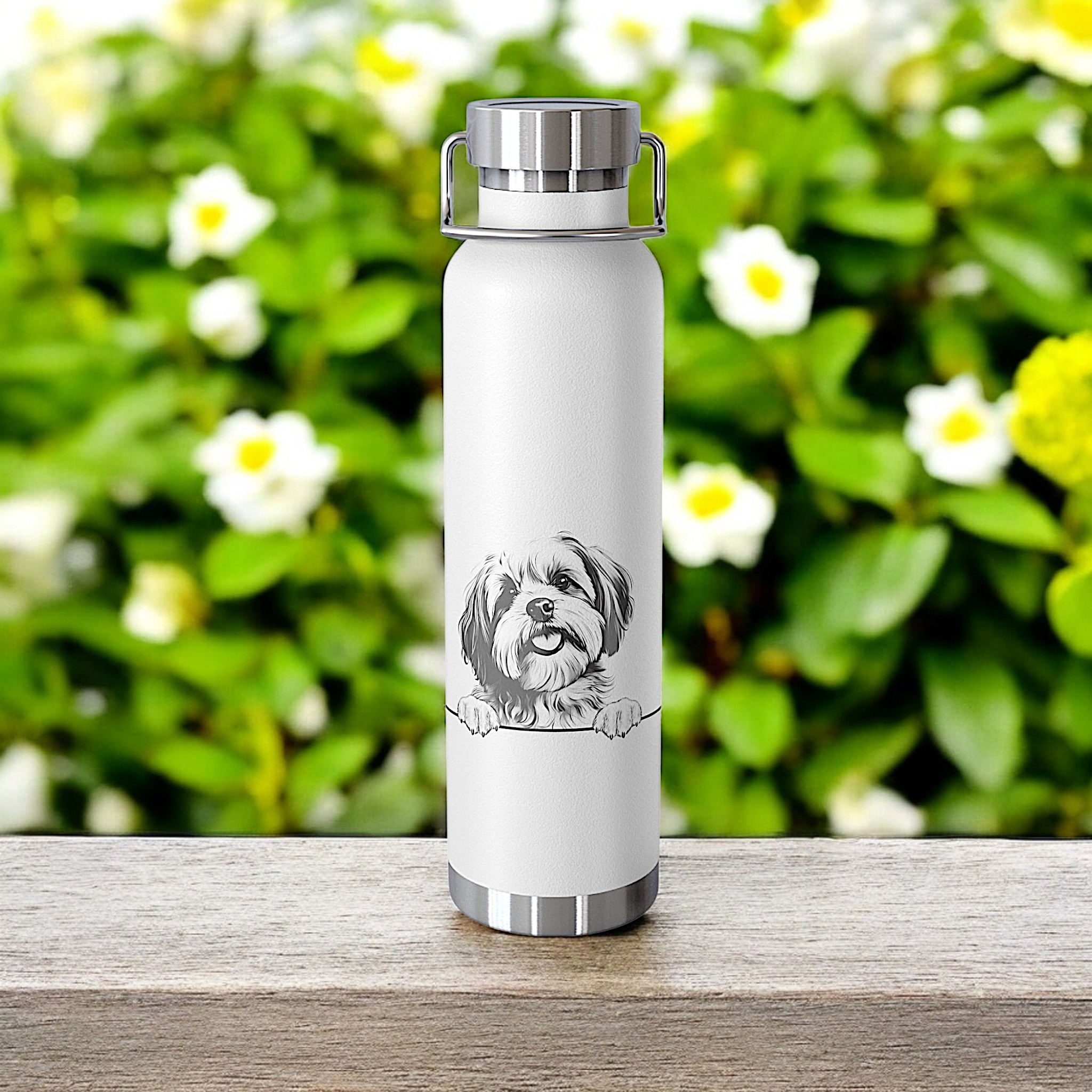 Shih Tzu Water Bottle - 22oz Vacuum Insulated product thumbnail image Shih Tzu Water Bottle - 22oz Vacuum Insulated product thumbnail image