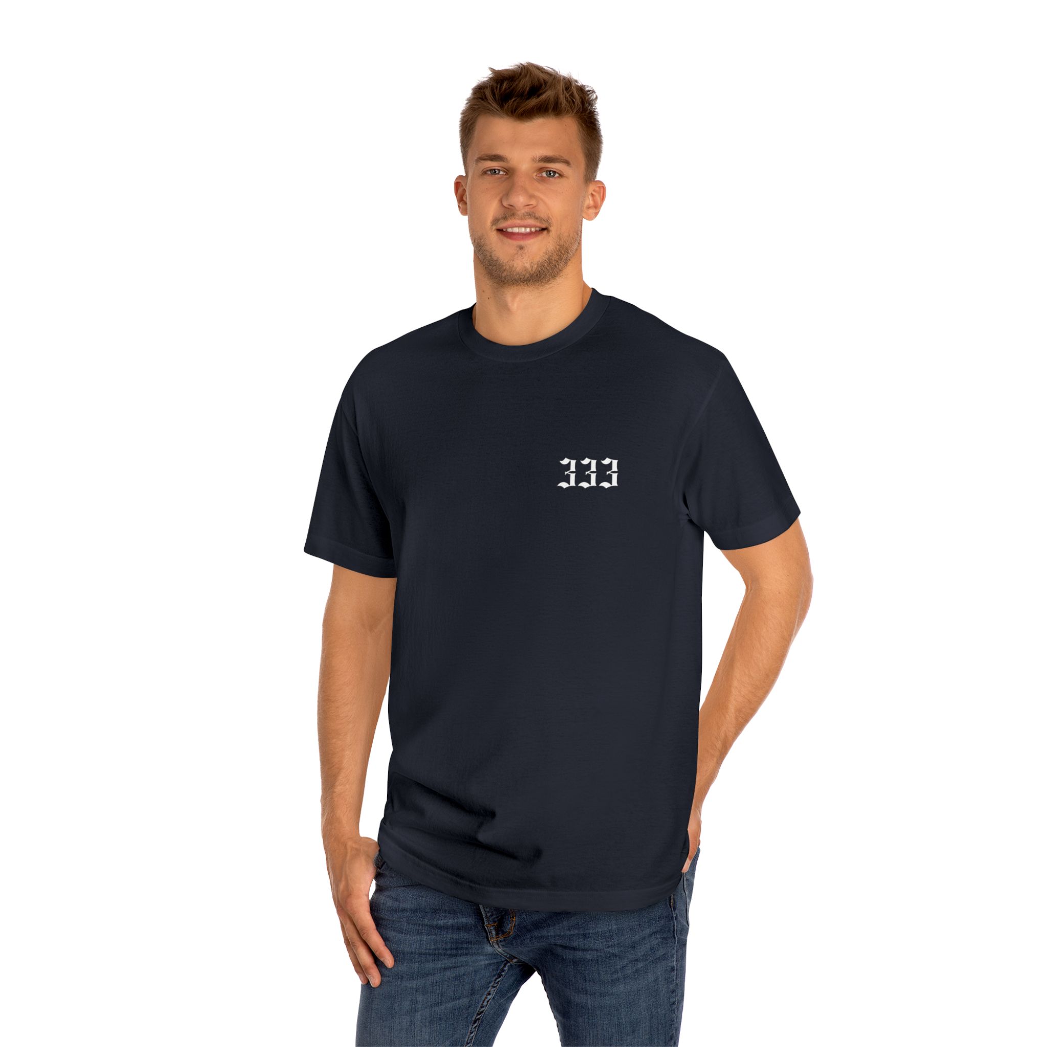 333 Unisex T-Shirt - 4NBT Contract on back 333 Unisex T-Shirt - 4NBT Contract on back