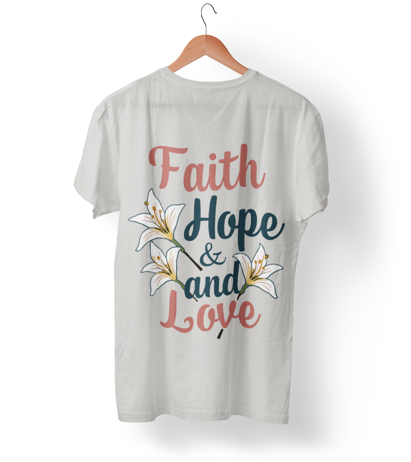 Faith Hope Love Floral Tee product thumbnail image