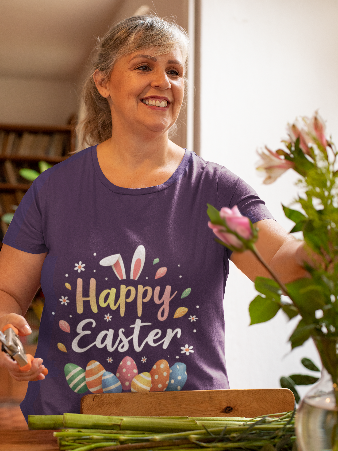 Easter Bunny T-Shirt, Colorful Eggs Tee, Spring Holiday Shirt, Unisex Softstyle Top, Easter Gift Idea Easter Bunny T-Shirt, Colorful Eggs Tee, Spring Holiday Shirt, Unisex Softstyle Top, Easter Gift Idea
