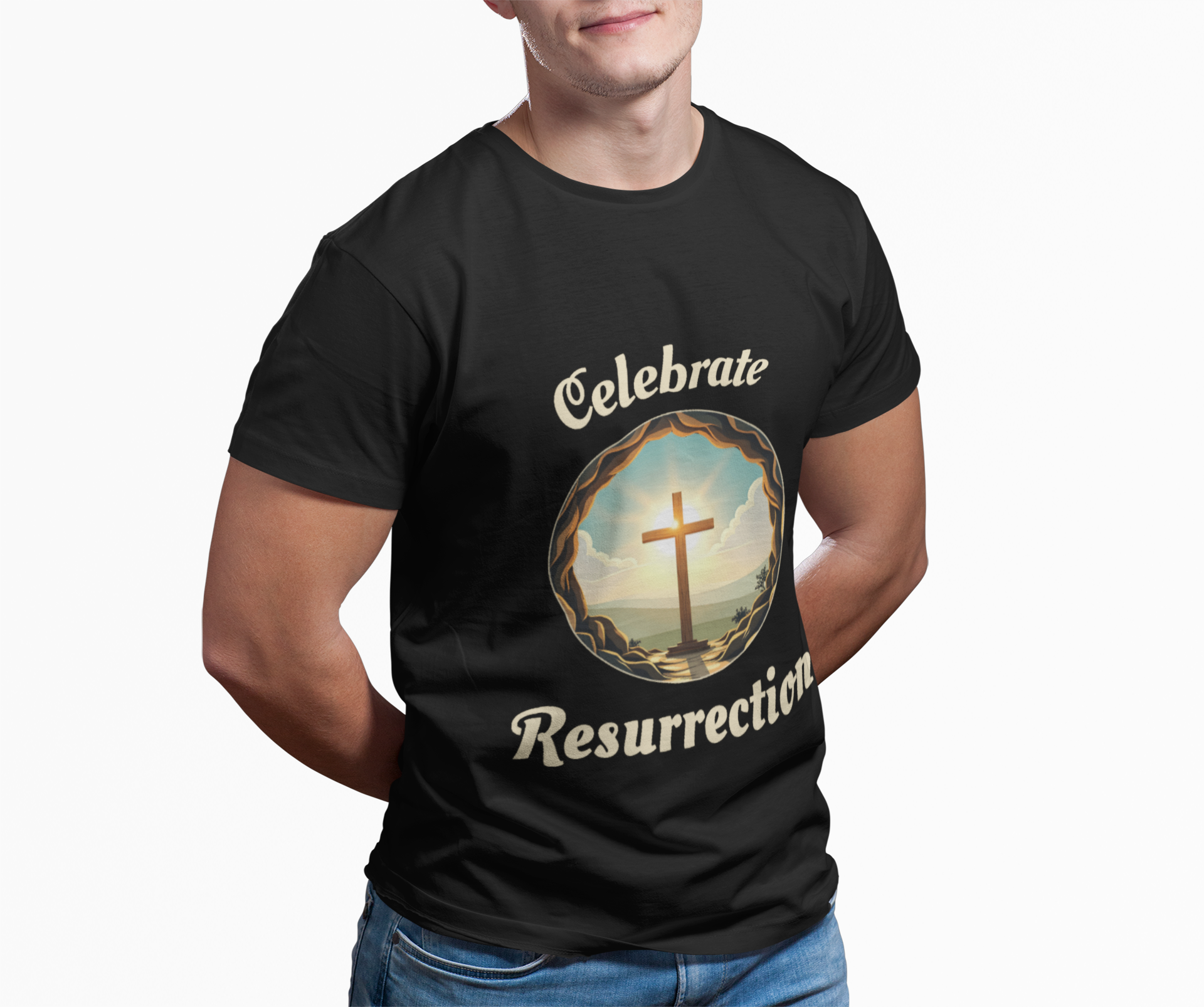 Celebrate Resurrection Unisex Garment-Dyed T-Shirt product thumbnail image