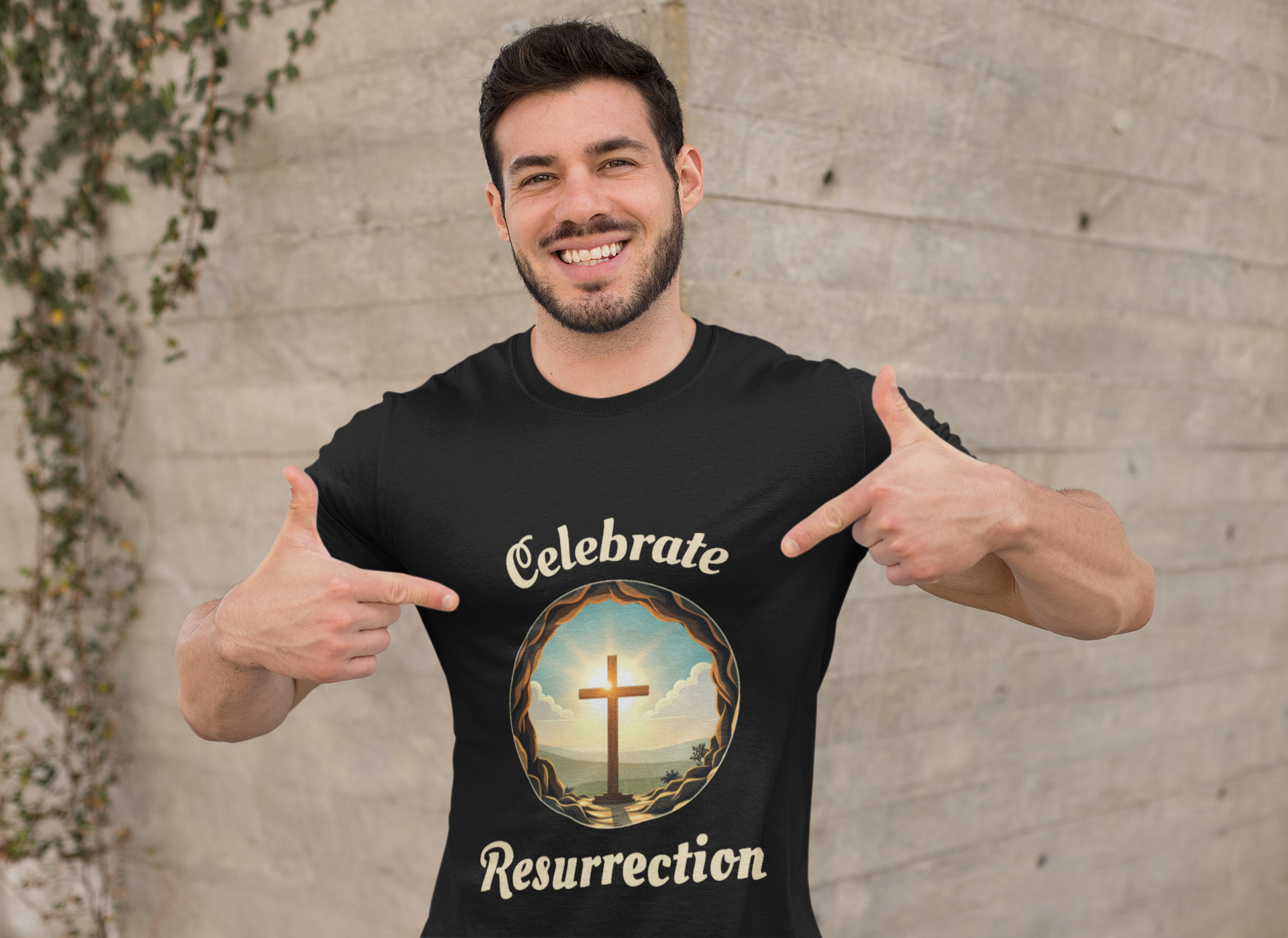 Celebrate Resurrection Unisex Garment-Dyed T-Shirt product thumbnail image Celebrate Resurrection Unisex Garment-Dyed T-Shirt product thumbnail image