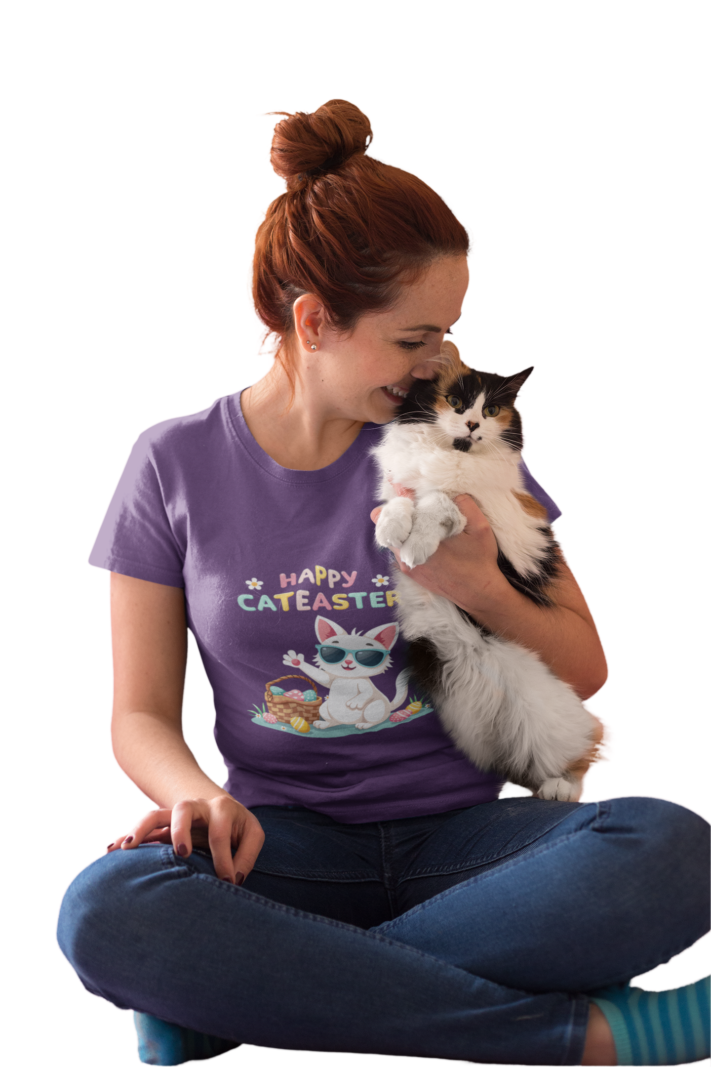 Cateaster Cheer - Waving Cat with Eggs, Unisex Softstyle T-Shirt product thumbnail image Cateaster Cheer - Waving Cat with Eggs, Unisex Softstyle T-Shirt product thumbnail image