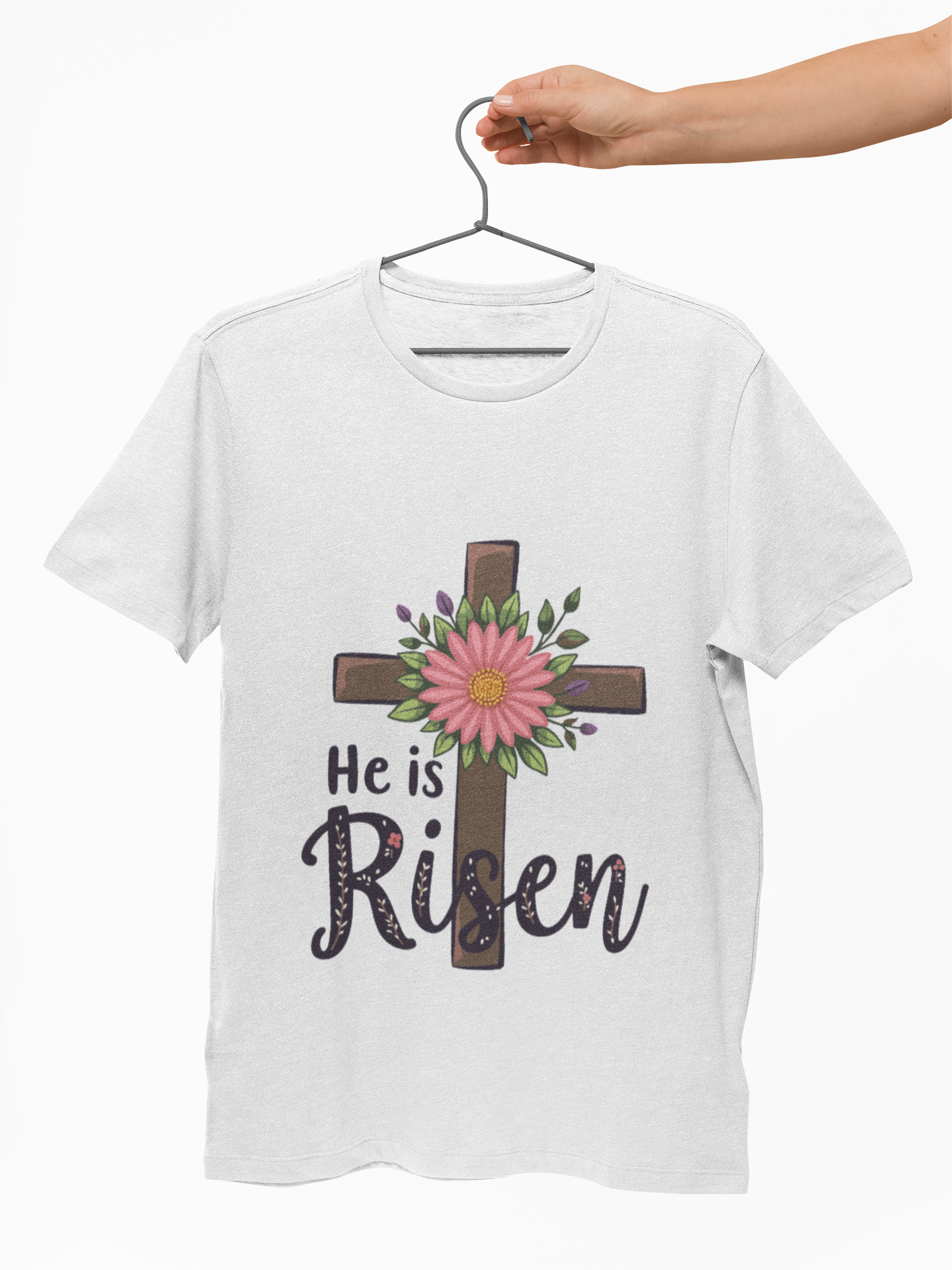 He is Risen Unisex Softstyle T-Shirt - Faith Inspired Tee for Easter and Spring Celebrations product thumbnail image He is Risen Unisex Softstyle T-Shirt - Faith Inspired Tee for Easter and Spring Celebrations product thumbnail image