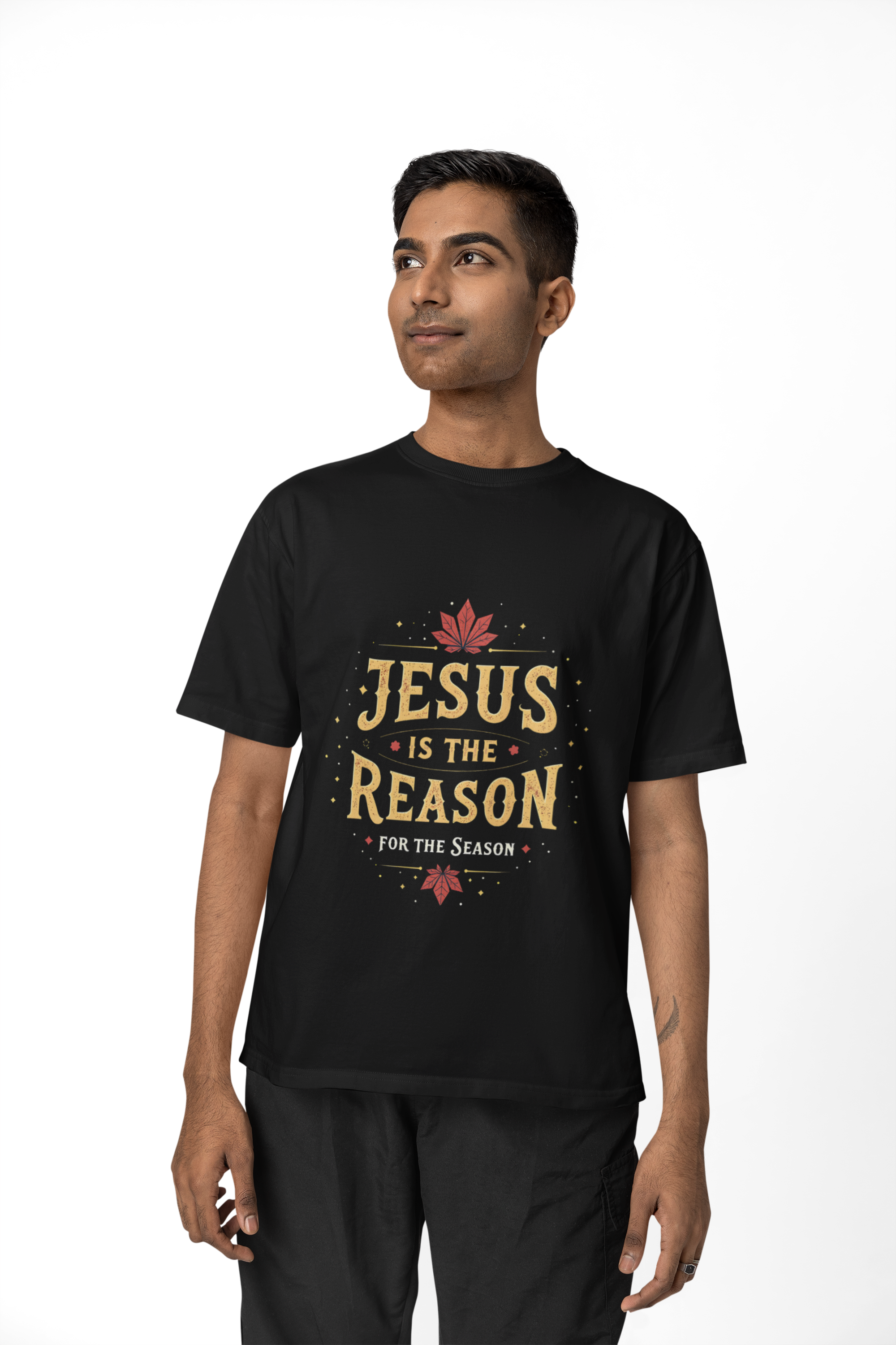 Unisex Softstyle T-Shirt - "Jesus is the Reason" Inspirational Tee product thumbnail image Unisex Softstyle T-Shirt - "Jesus is the Reason" Inspirational Tee product thumbnail image