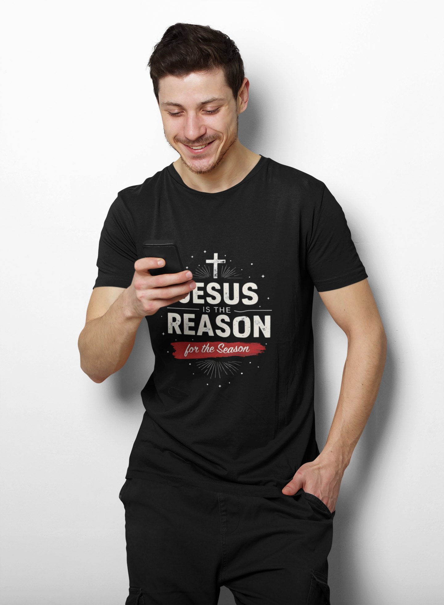 Jesus Reason for the Season Unisex T-Shirt product thumbnail image Jesus Reason for the Season Unisex T-Shirt product thumbnail image