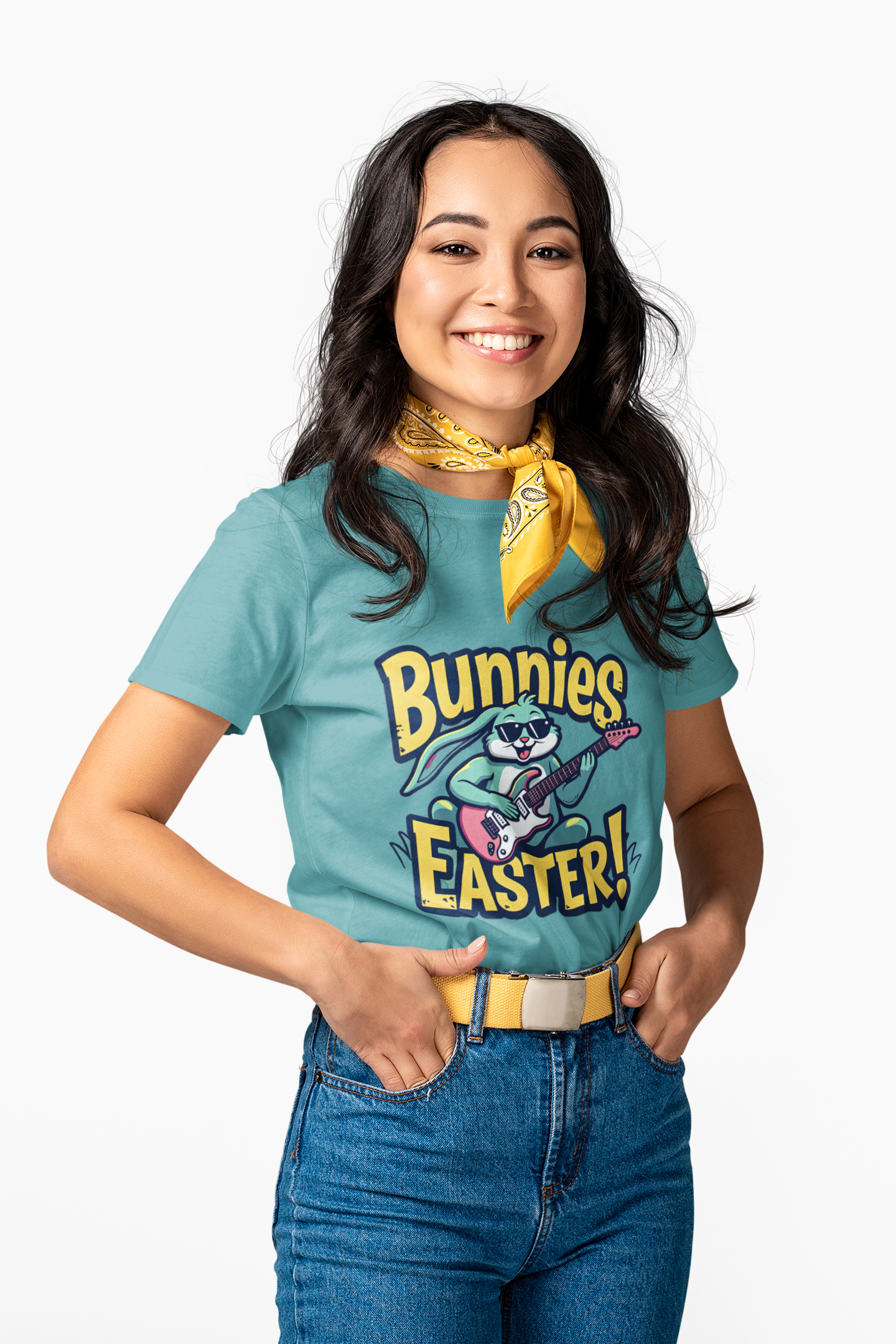 Easter Bunnies Graphic T-Shirt | Unisex Softstyle Tee product thumbnail image Easter Bunnies Graphic T-Shirt | Unisex Softstyle Tee product thumbnail image