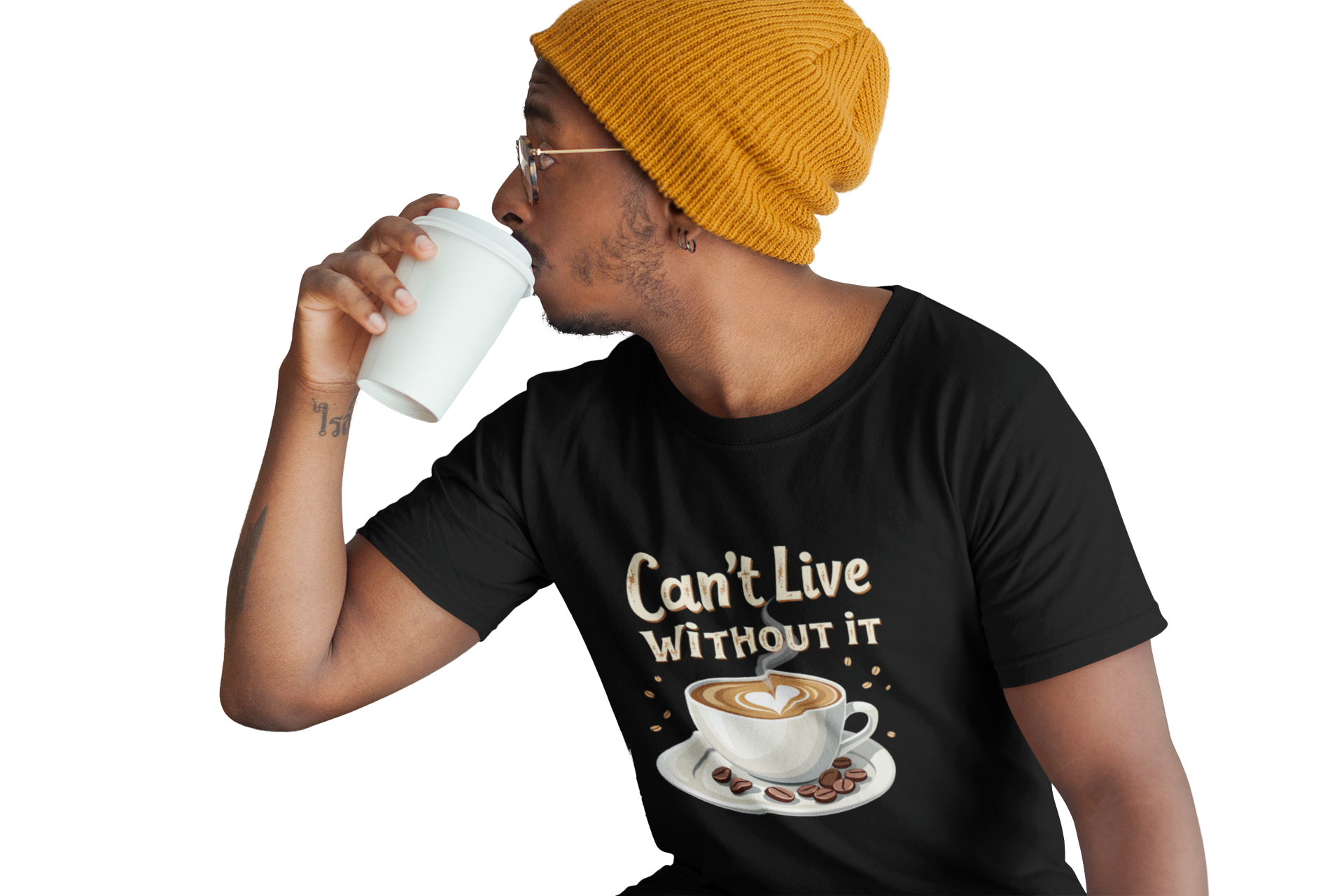 Can't Live Without It Coffee Lover T-Shirt product thumbnail image Can't Live Without It Coffee Lover T-Shirt product thumbnail image