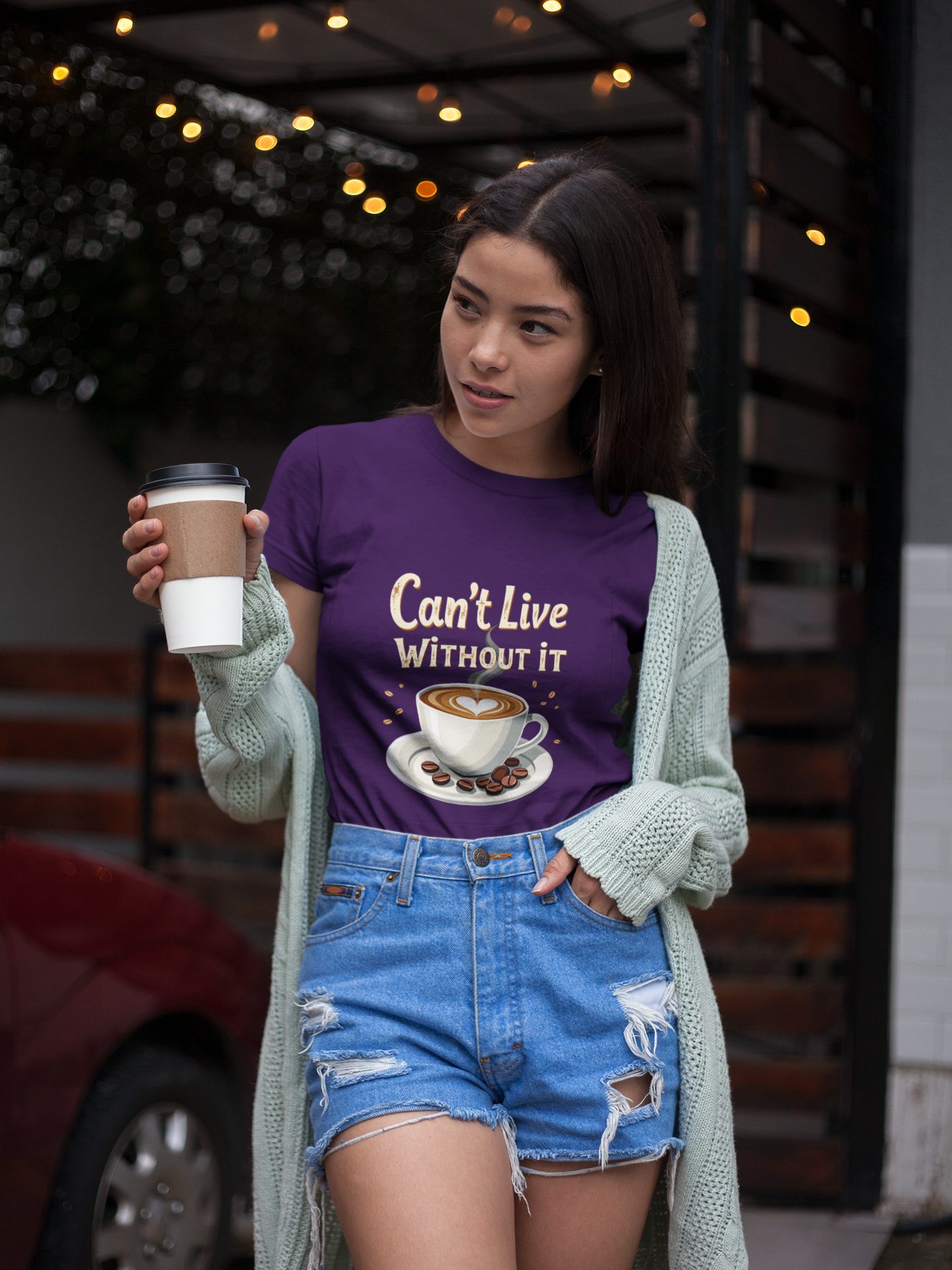 Can't Live Without It Coffee Lover T-Shirt product thumbnail image Can't Live Without It Coffee Lover T-Shirt product thumbnail image