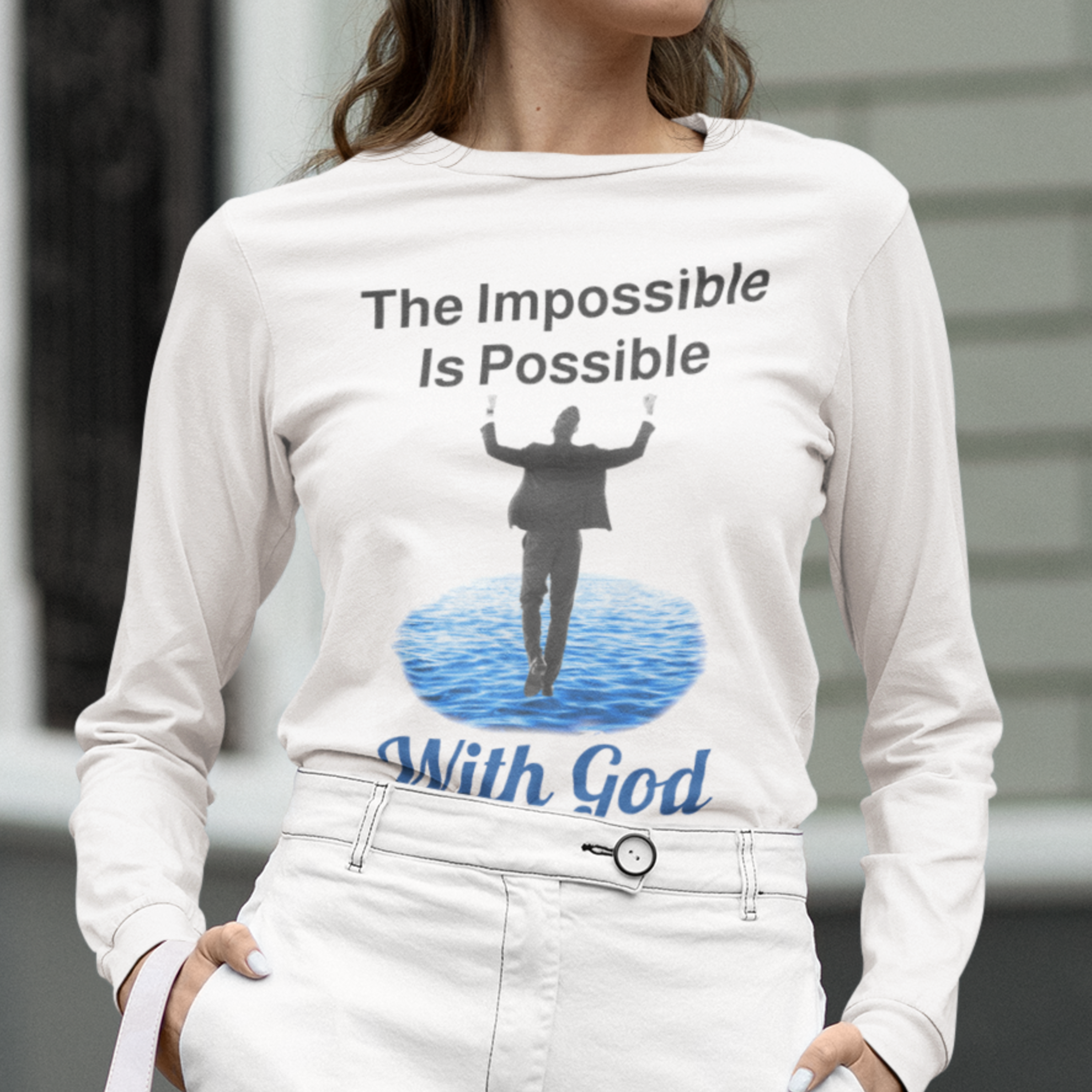 Bella+Canvas Adult Unisex Long-Sleeve T-Shirt, Impossible Man product thumbnail image Bella+Canvas Adult Unisex Long-Sleeve T-Shirt, Impossible Man product thumbnail image