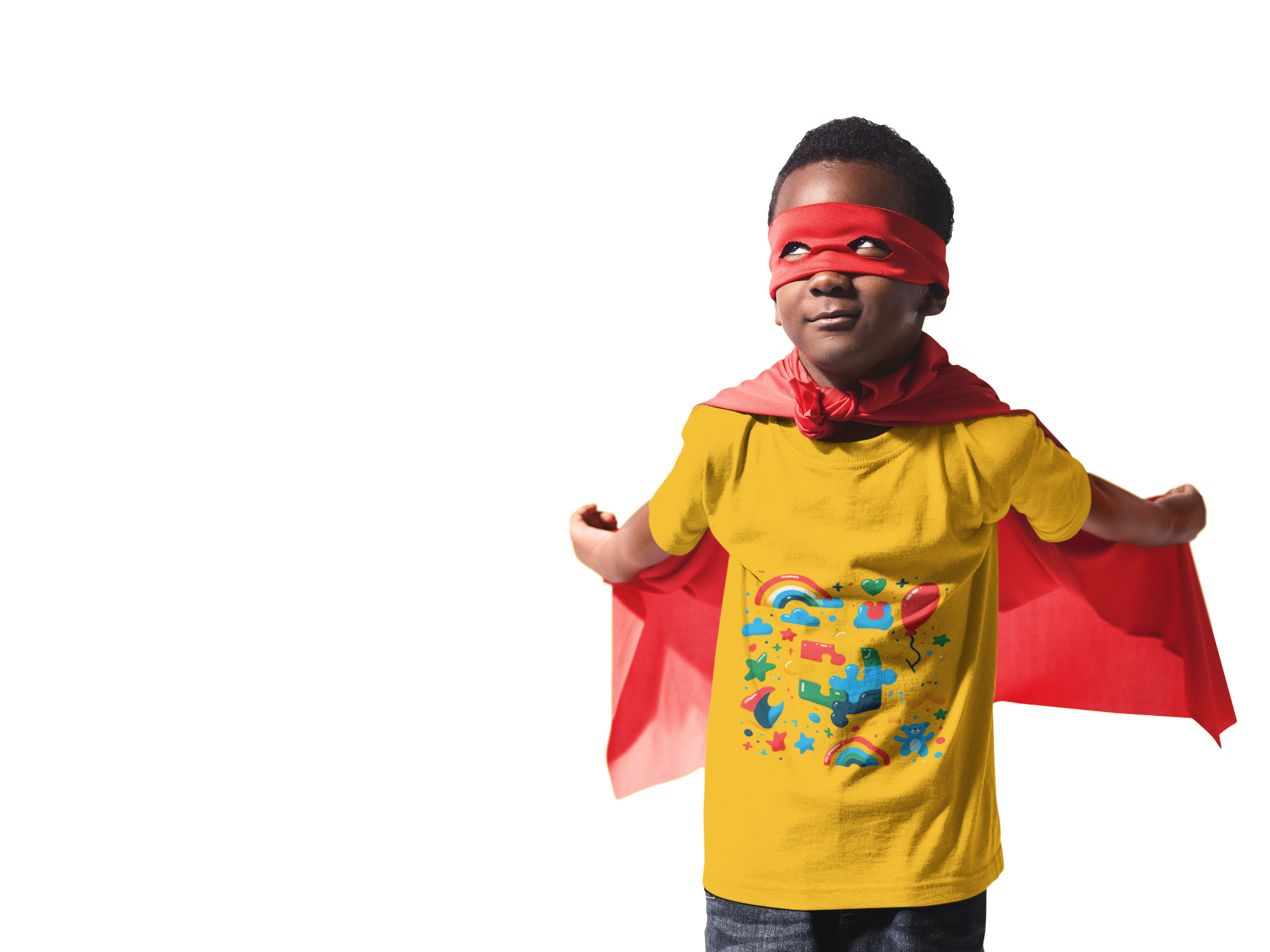 Colorful Puzzle Play Kids Tee - Fun &amp; Creative Children's T-Shirt product thumbnail image